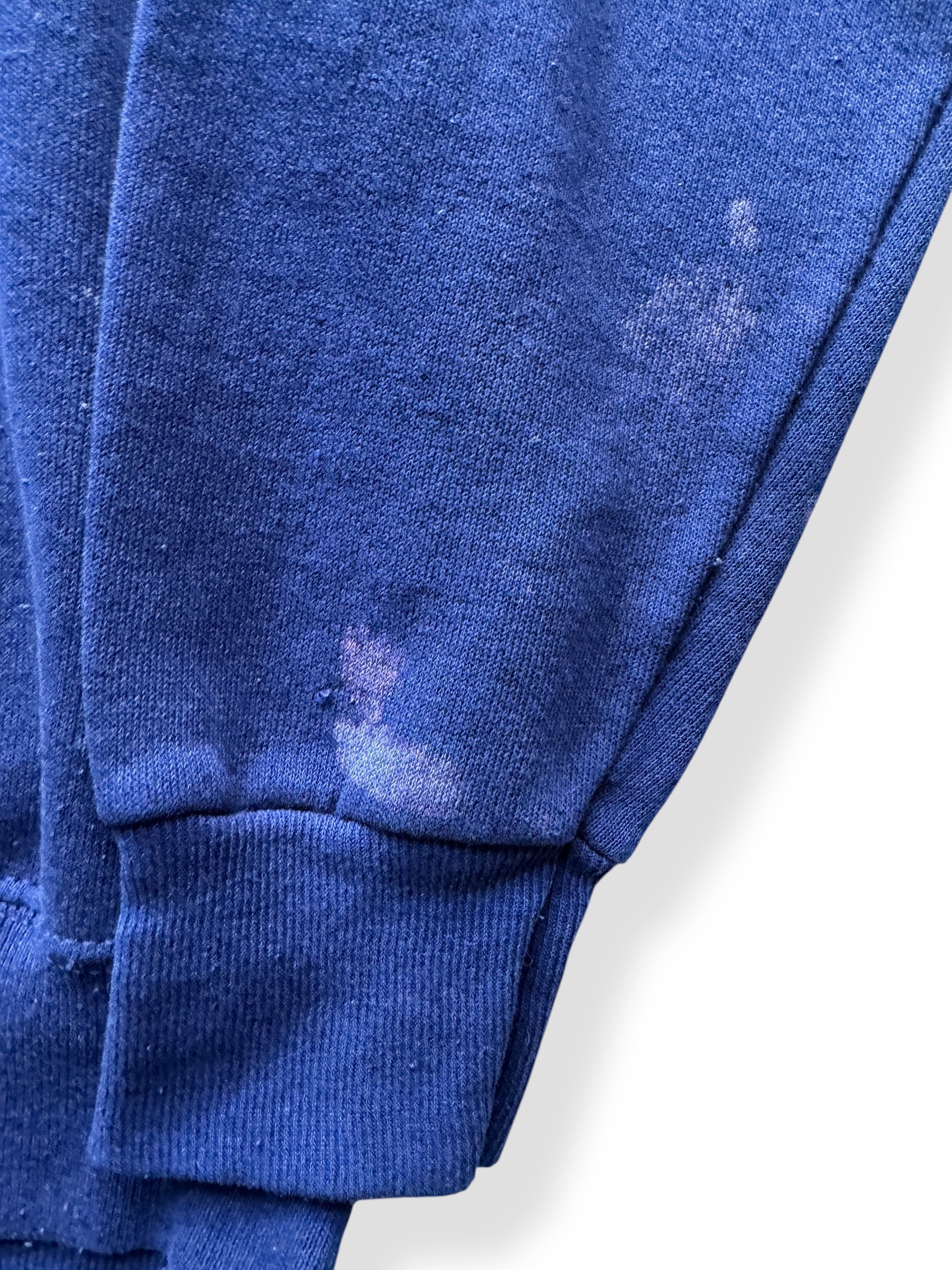 Bleach Stains on Sleeve of Lee Cotton Blend Crewneck SZ M