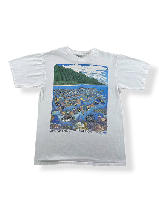 Front of Vintage Coral Kingdom Tee SZ L (Fits M)