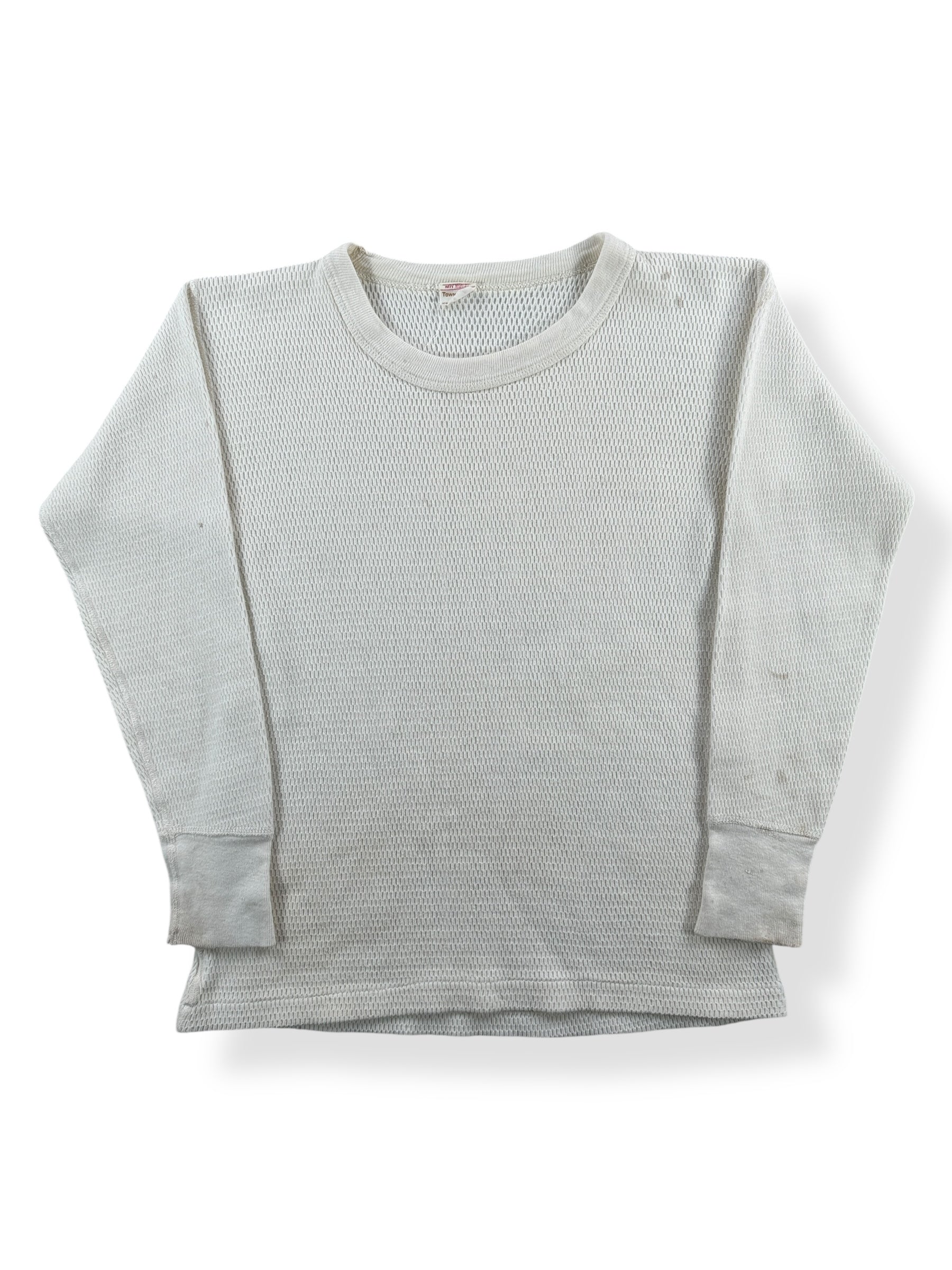 Front of Vintage Towncraft Thermal Top SZ S