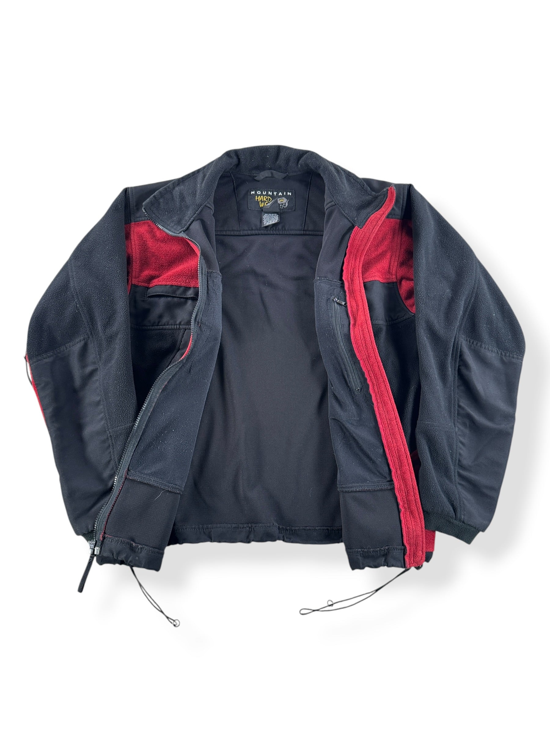 Inside of Vintage Mountain Hardware Tech Fleece Jacket SZ L