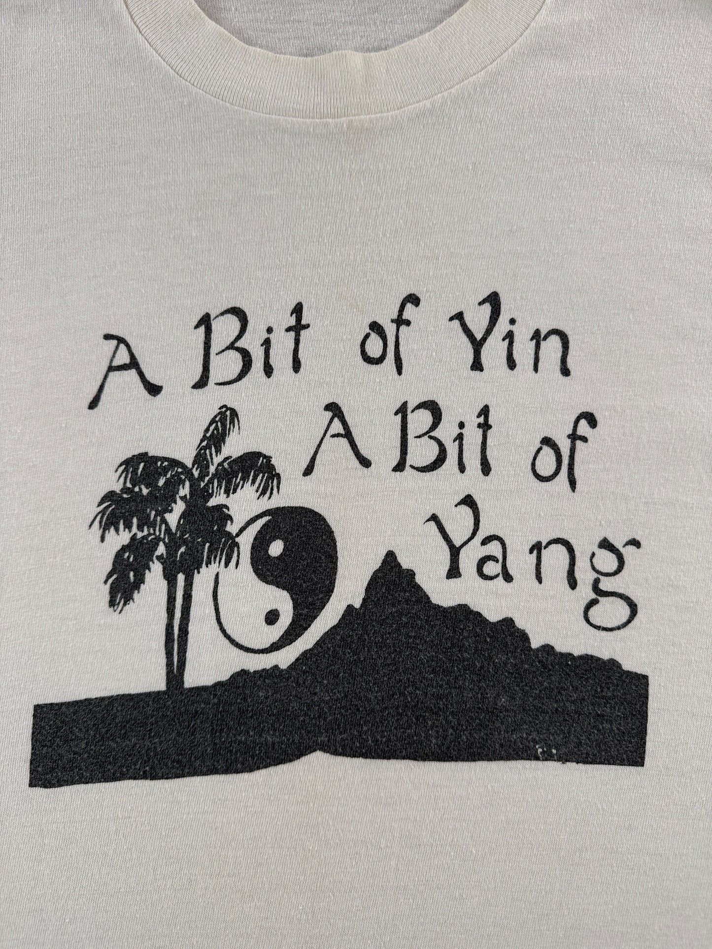 Graphic of A Bit of Yin A Bit of Yang Tee SZ M