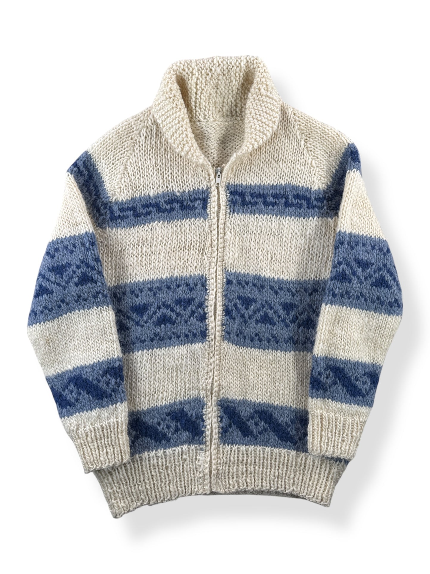 Front of Vintage Zip Up Sweater SZ S