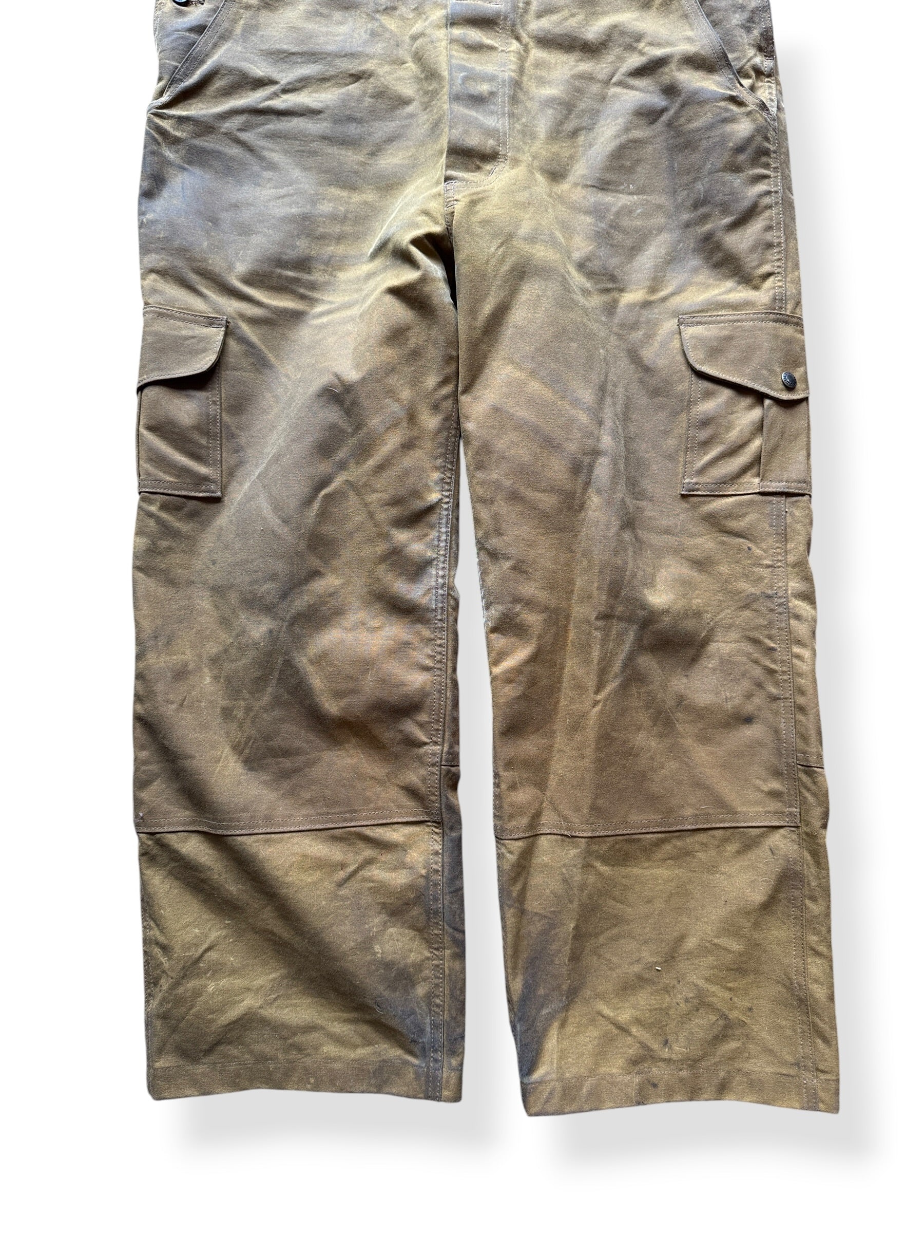 Legs on Filson Oil Finish Double Tin Cloth Bibs W36 (Fits W42)