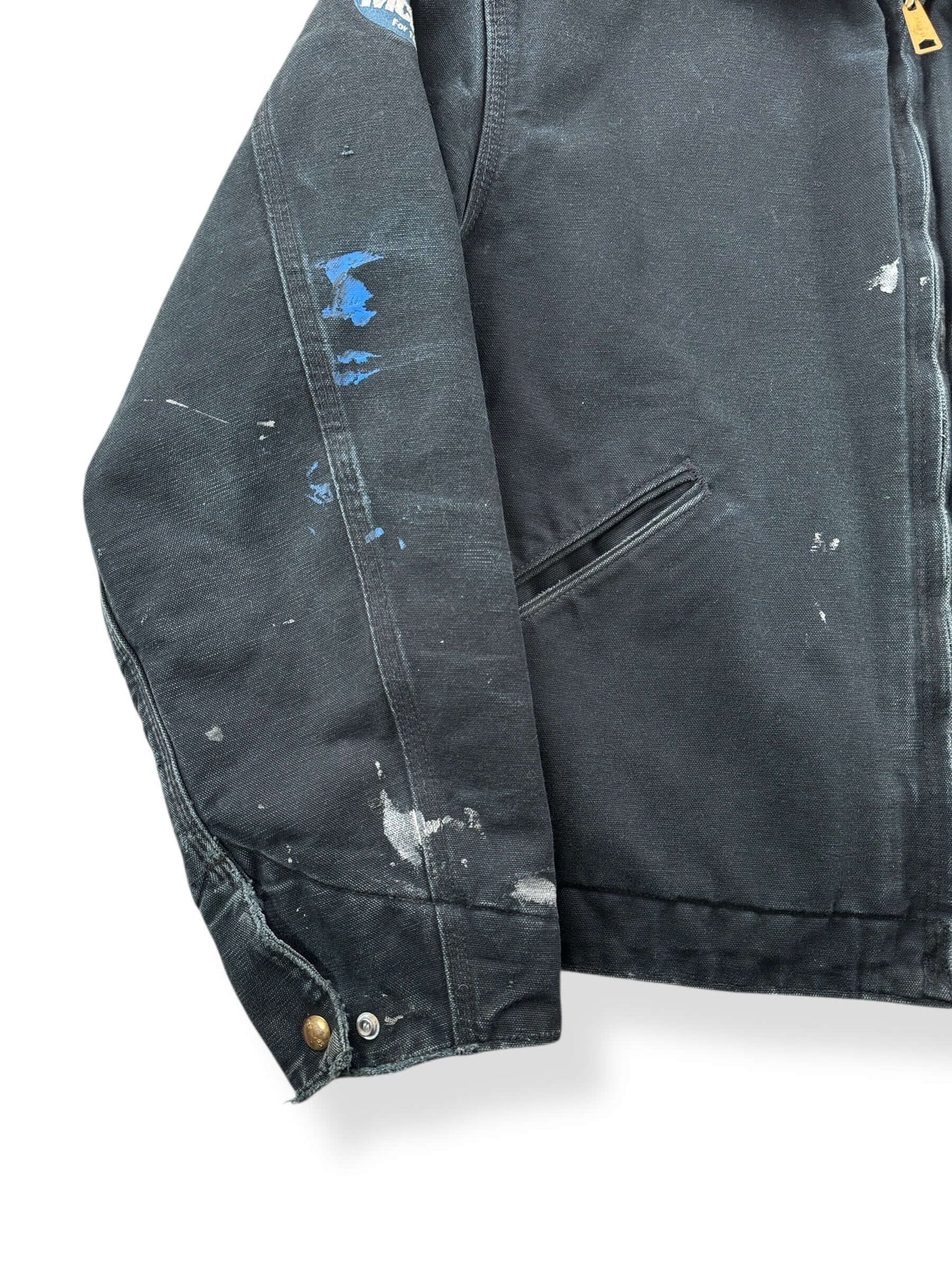 Sleeve on Vintage MIUSA Carhartt Detroit Jacket SZ L