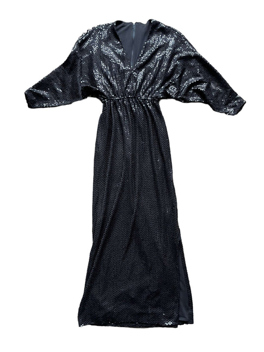 Full front view of Vintage 1970s Sequin Dress |  Barn Owl Vintage Dresses | Seattle Vintage Ladies Clothing