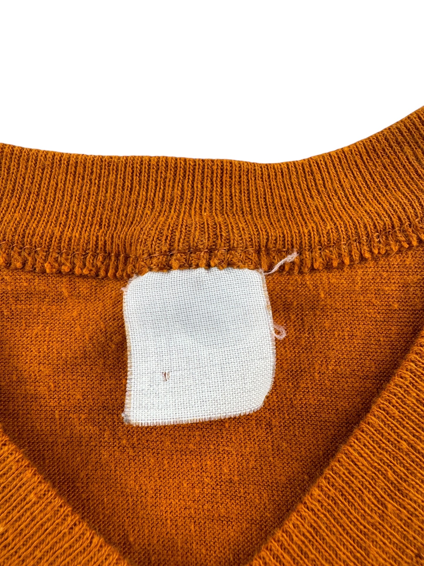 Tag on Vintage Texas Longhorns Jersey SZ M AS IS