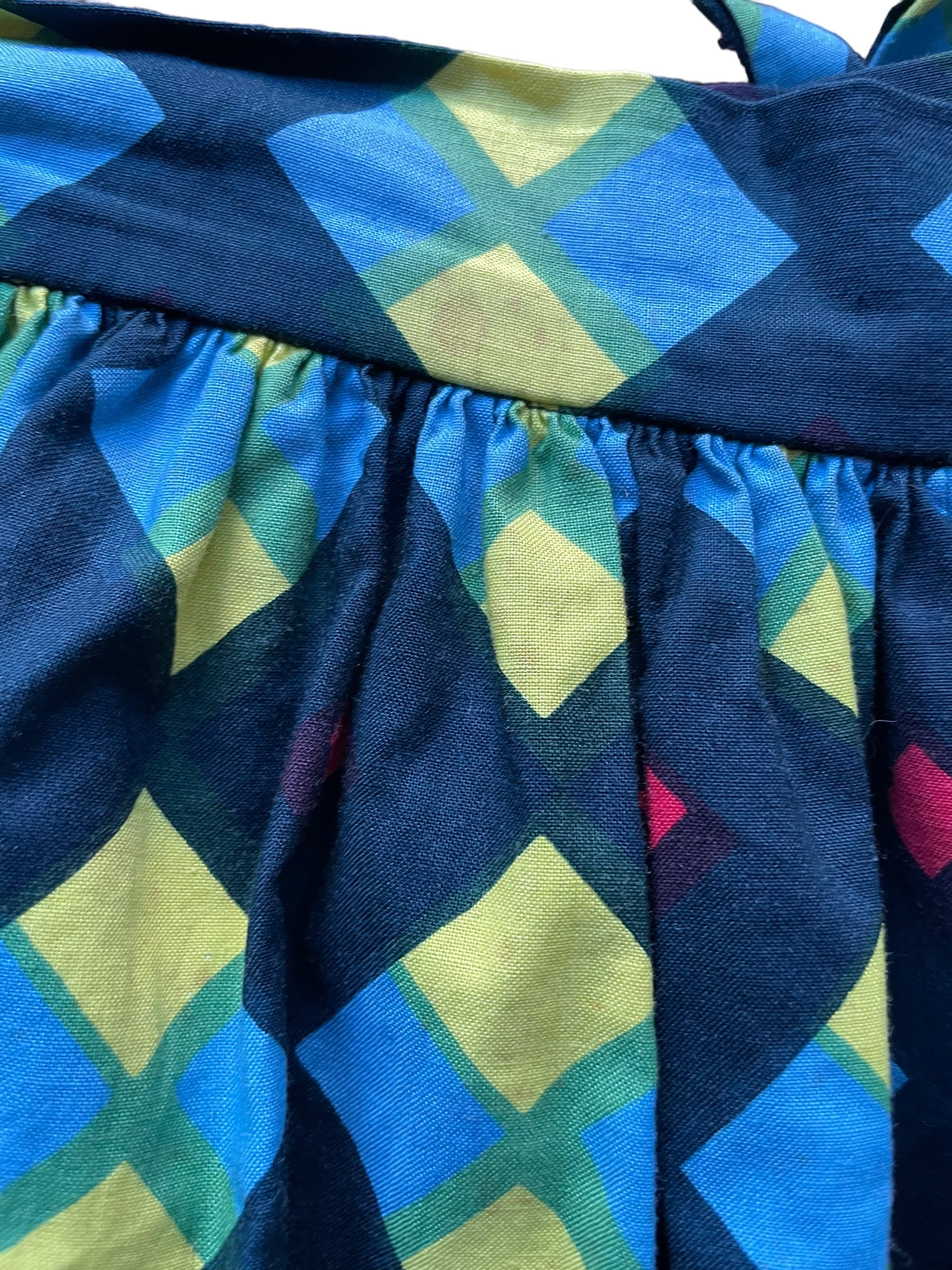 Stain at the waist view of 1971 Marimekko Suomi Wrap Skirt SZ S-M