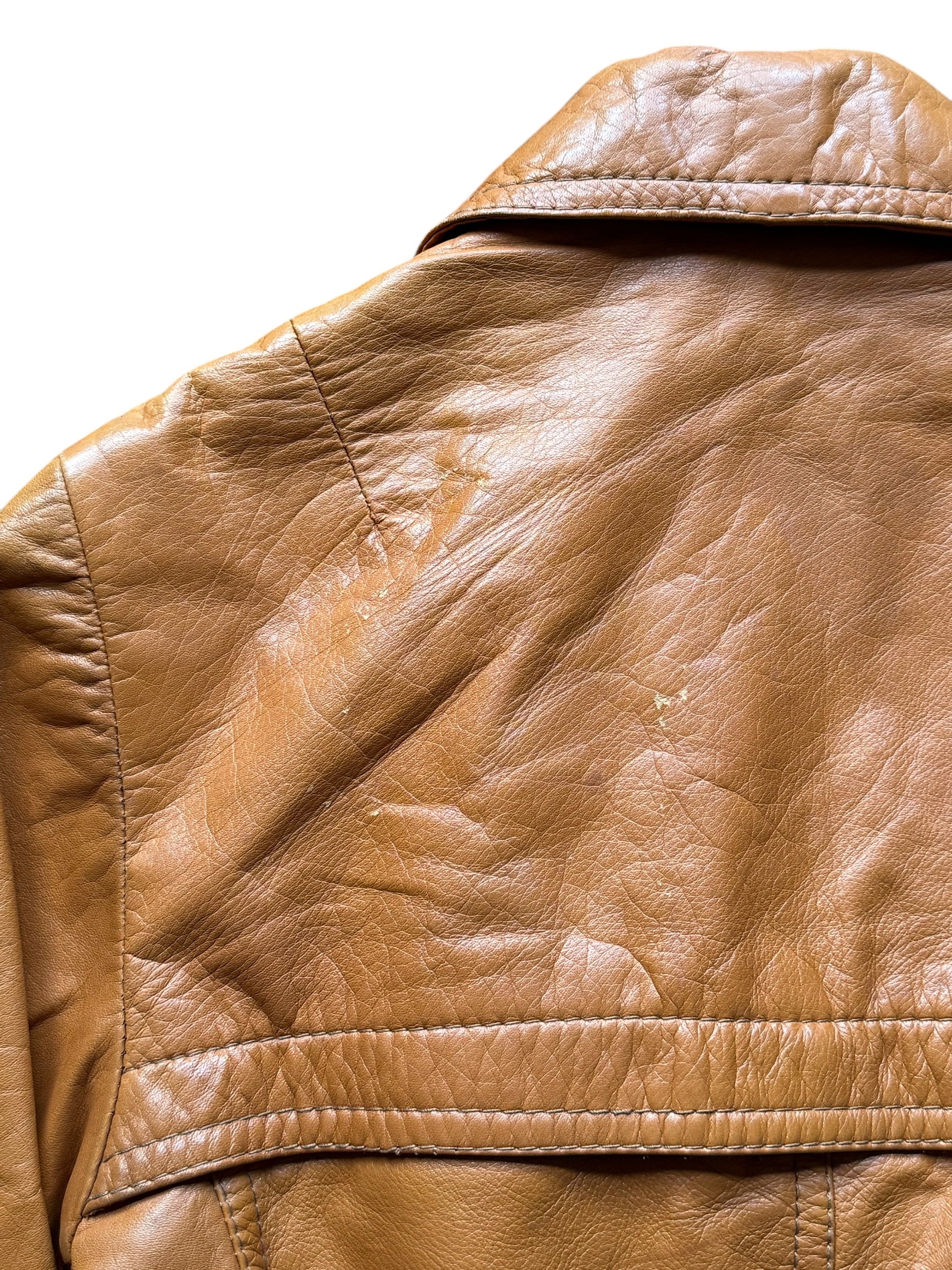 Scuff on the back of 1980s Nordstrom Leather Jacket S