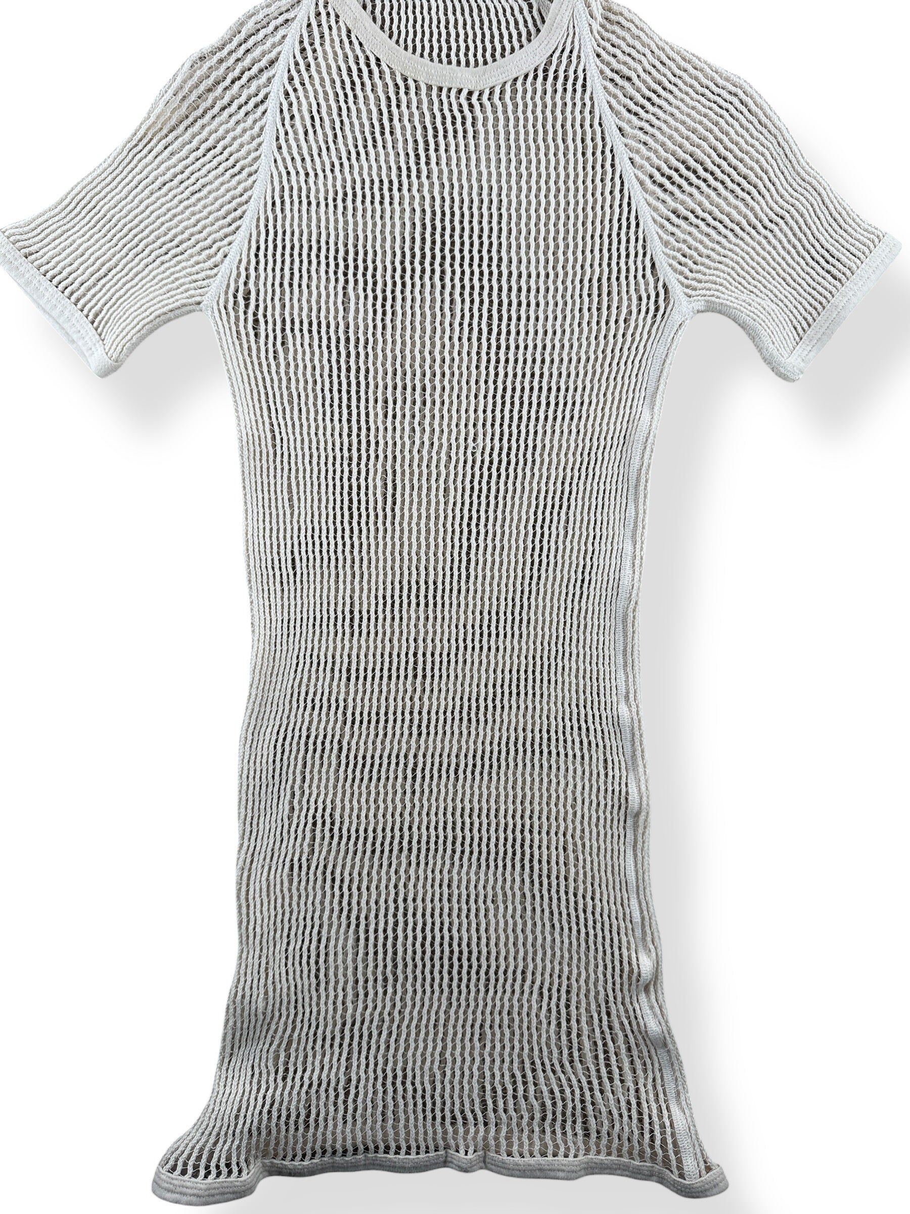 Front Close Up of Vintage Mesh Body Suit SZ M