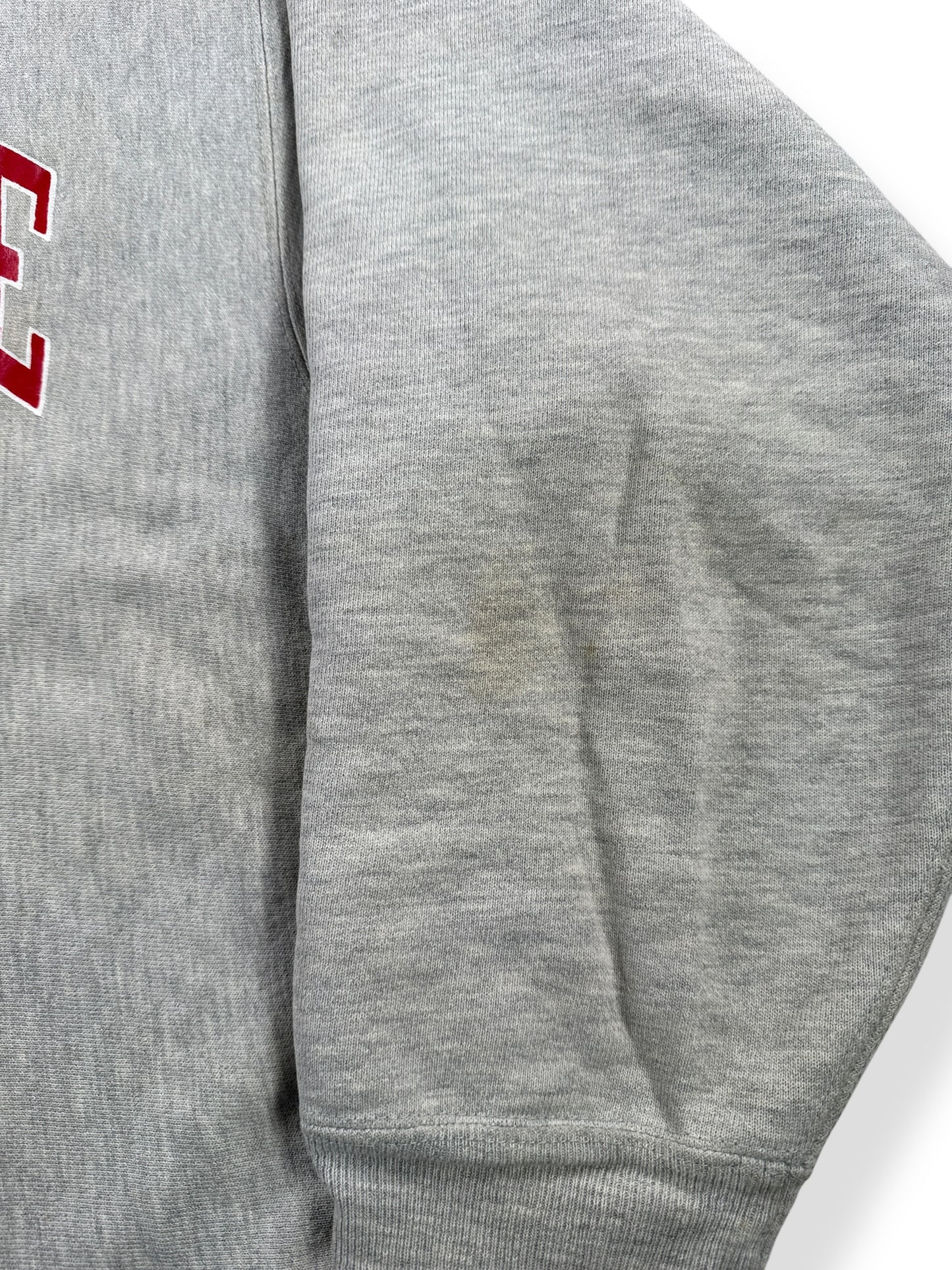 Stain on Vintage St. Lawrence Champion Reverse Weave Crewneck AS IS SZ L