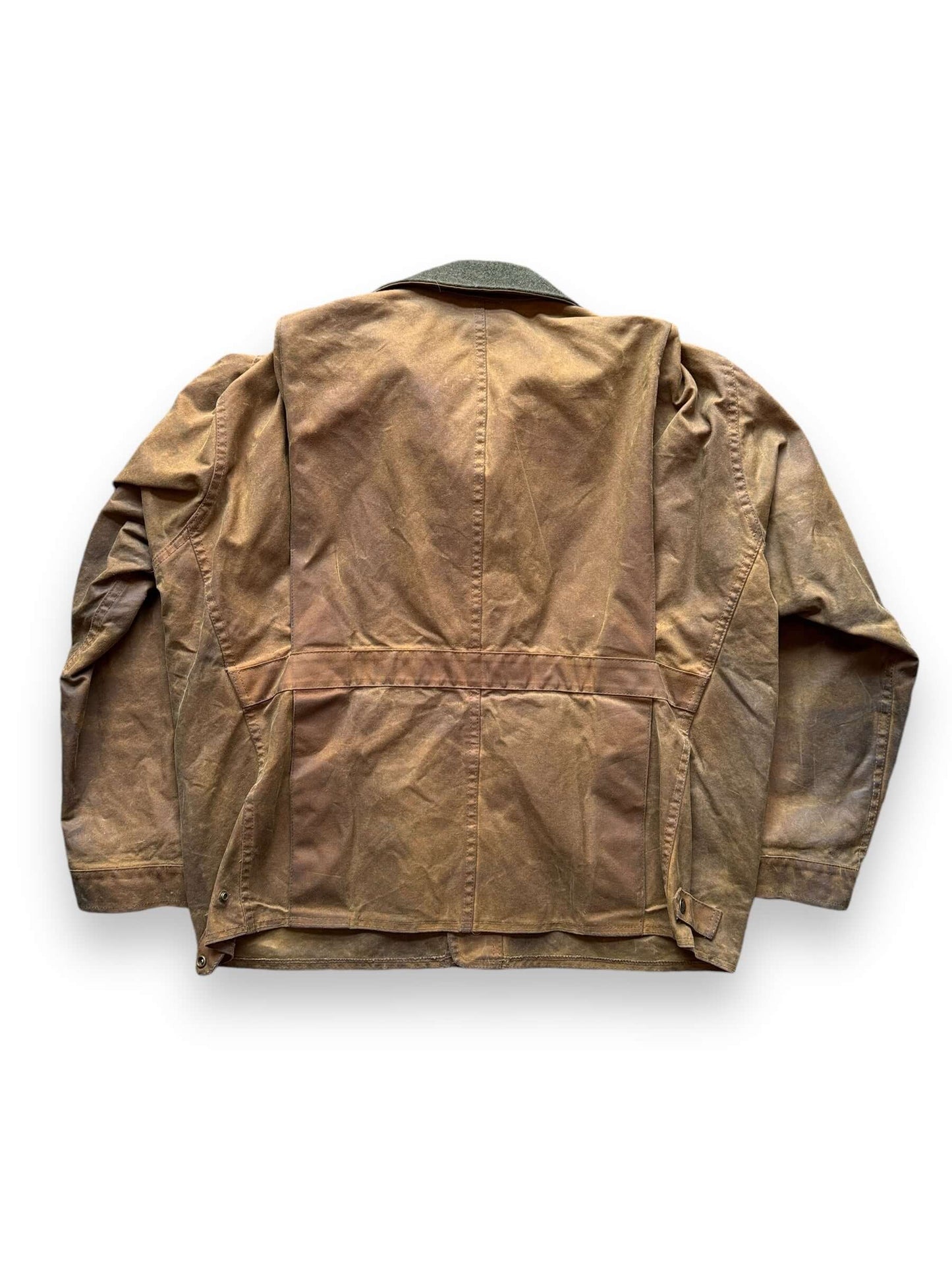 Rear View of Filson Tin Cloth Jacket Size XL