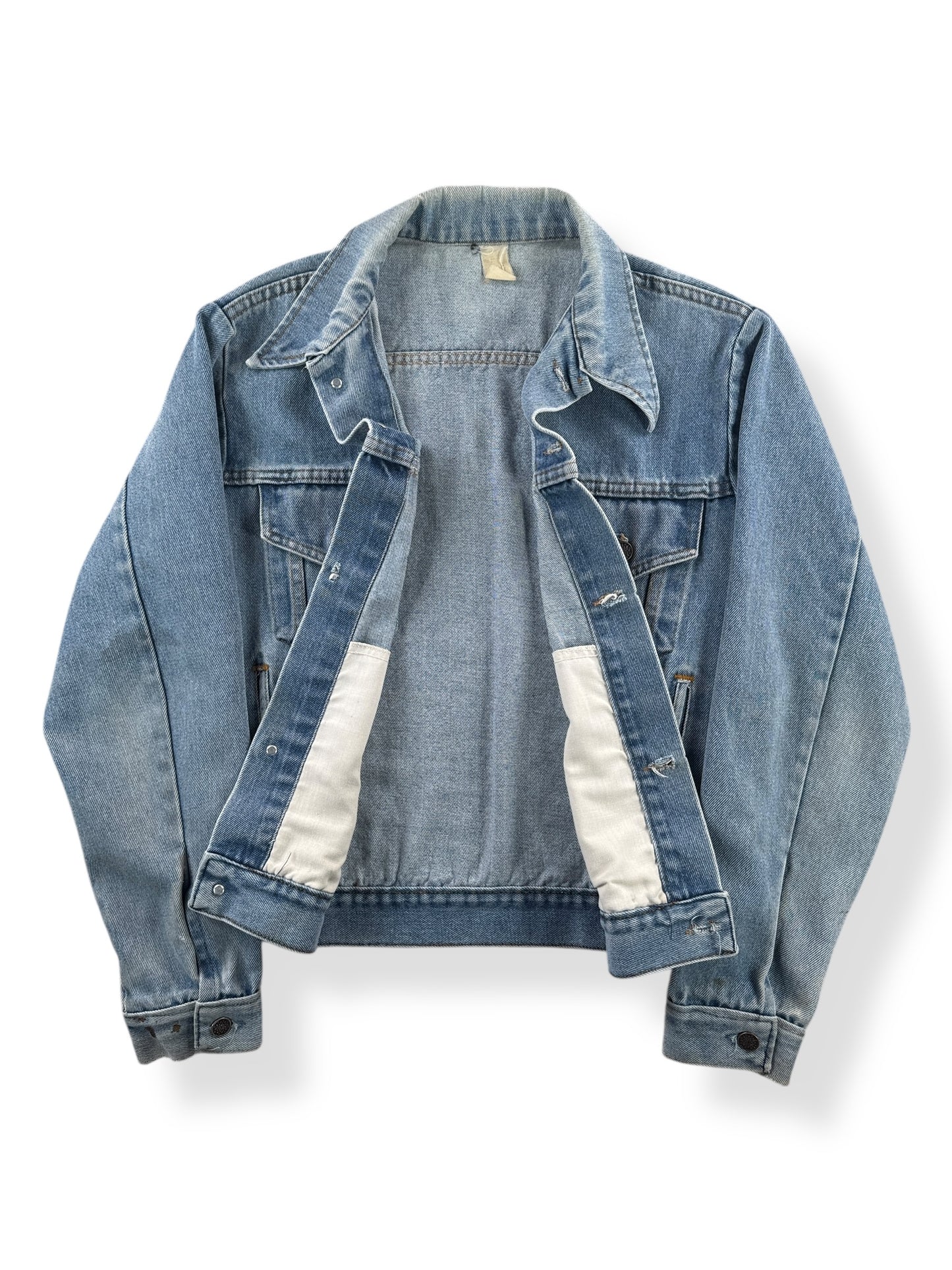 Inside of Vintage JCPenny Denim Trucker Jacket SZ M