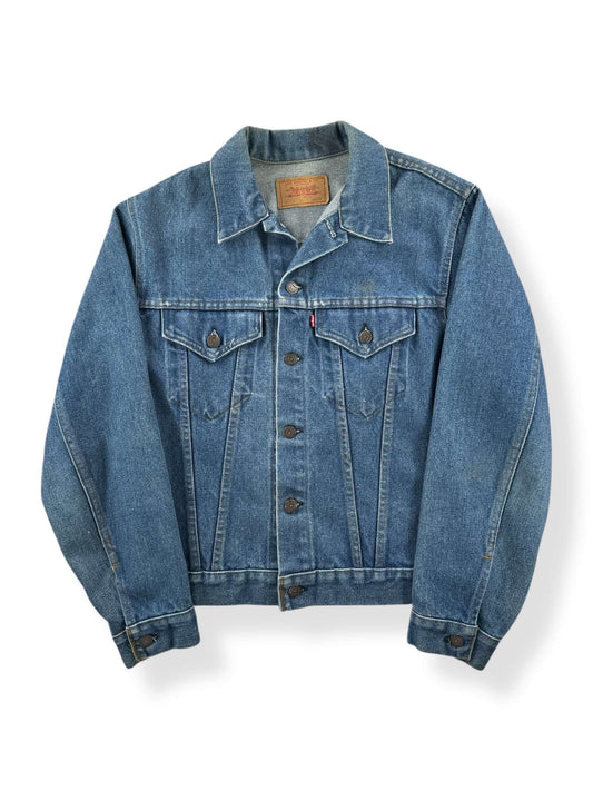 Front of Vintage 70s Era Youth Sized Levis 70704 Type III Jacket SZ S