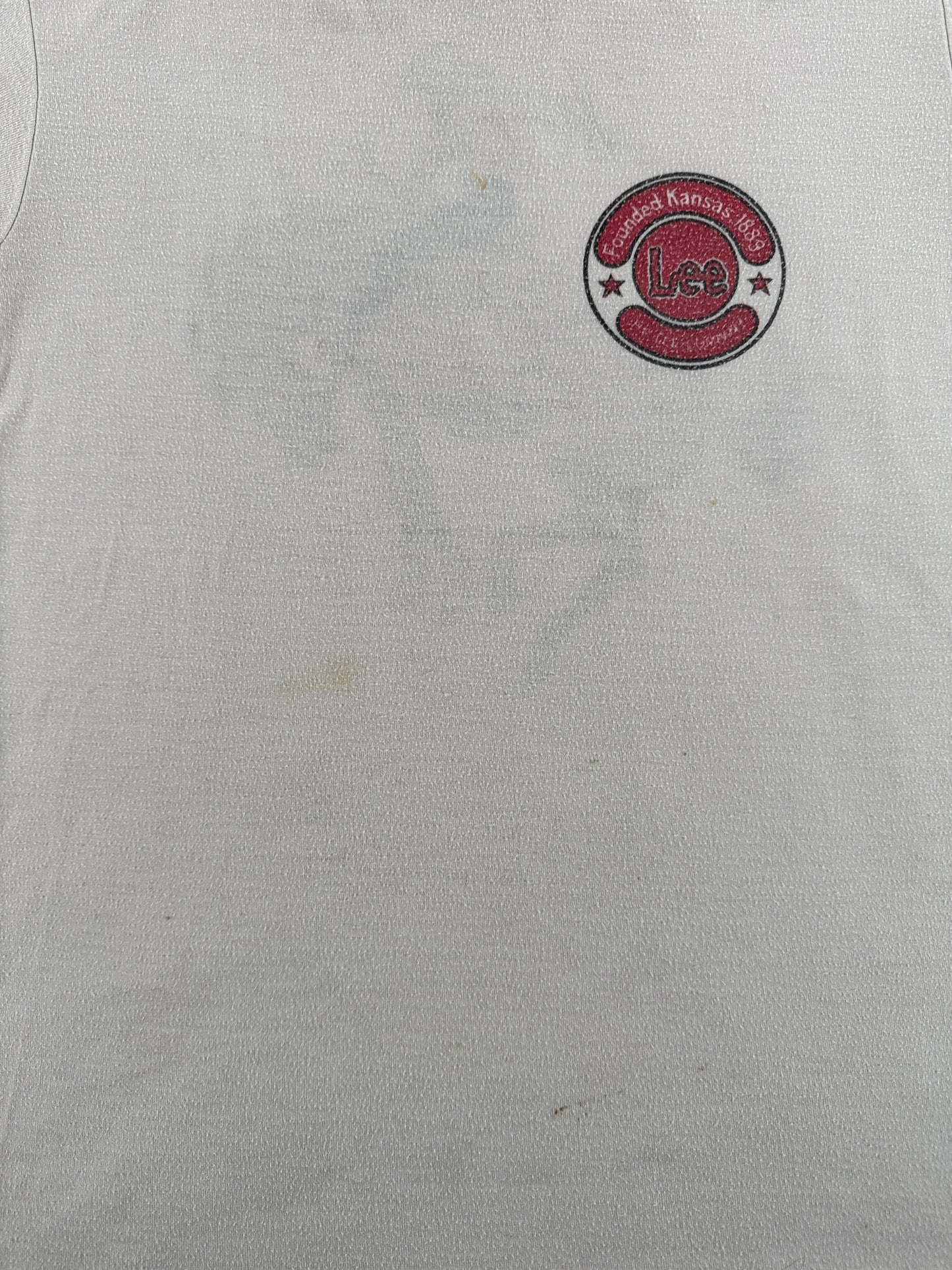 Wear on Vintage Lee Cowboy Tee SZ S