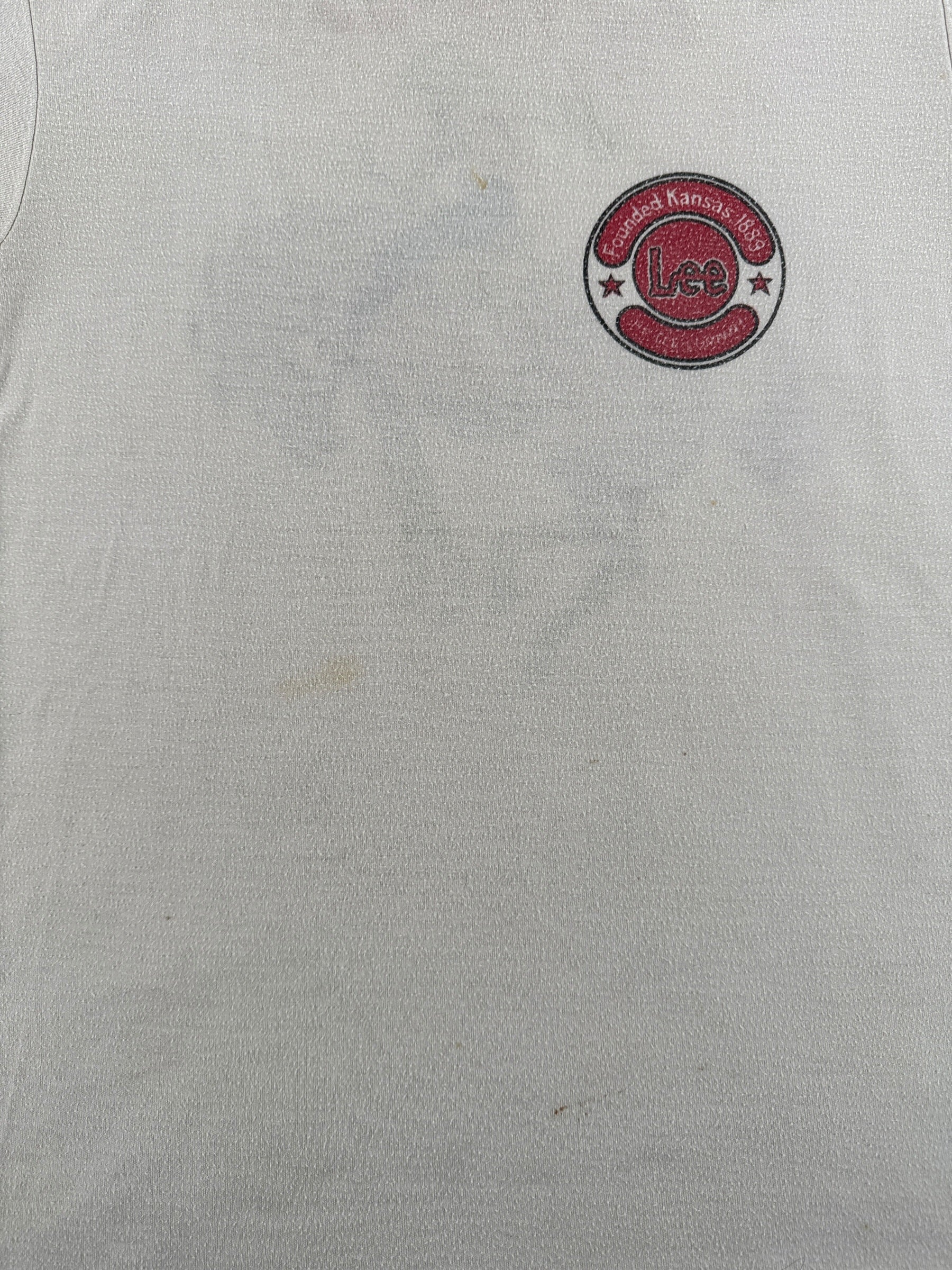 Wear on Vintage Lee Cowboy Tee SZ S