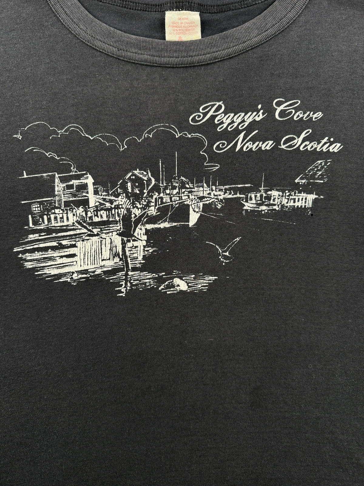 Front graphic on Vintage Nova Scotia Tee XL