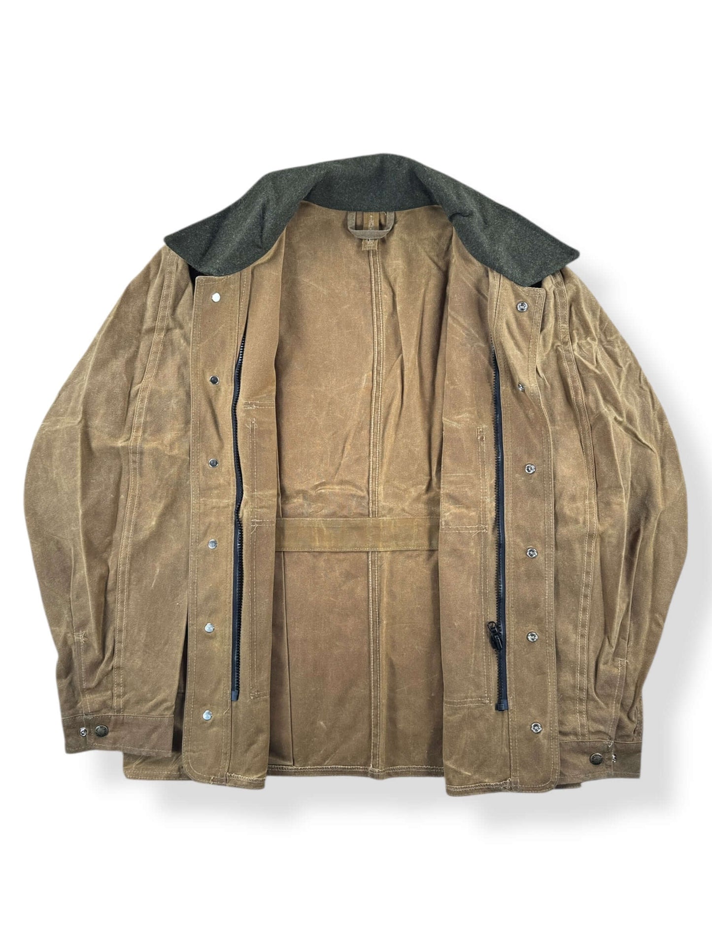 Inside of Filson Tin Cloth Jacket SZ M XLong