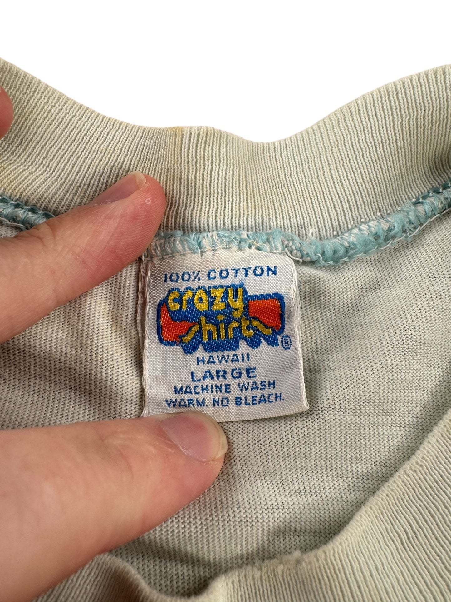Tag on Vintage Honolulu Hawaii Tee SZ L (Fits M)