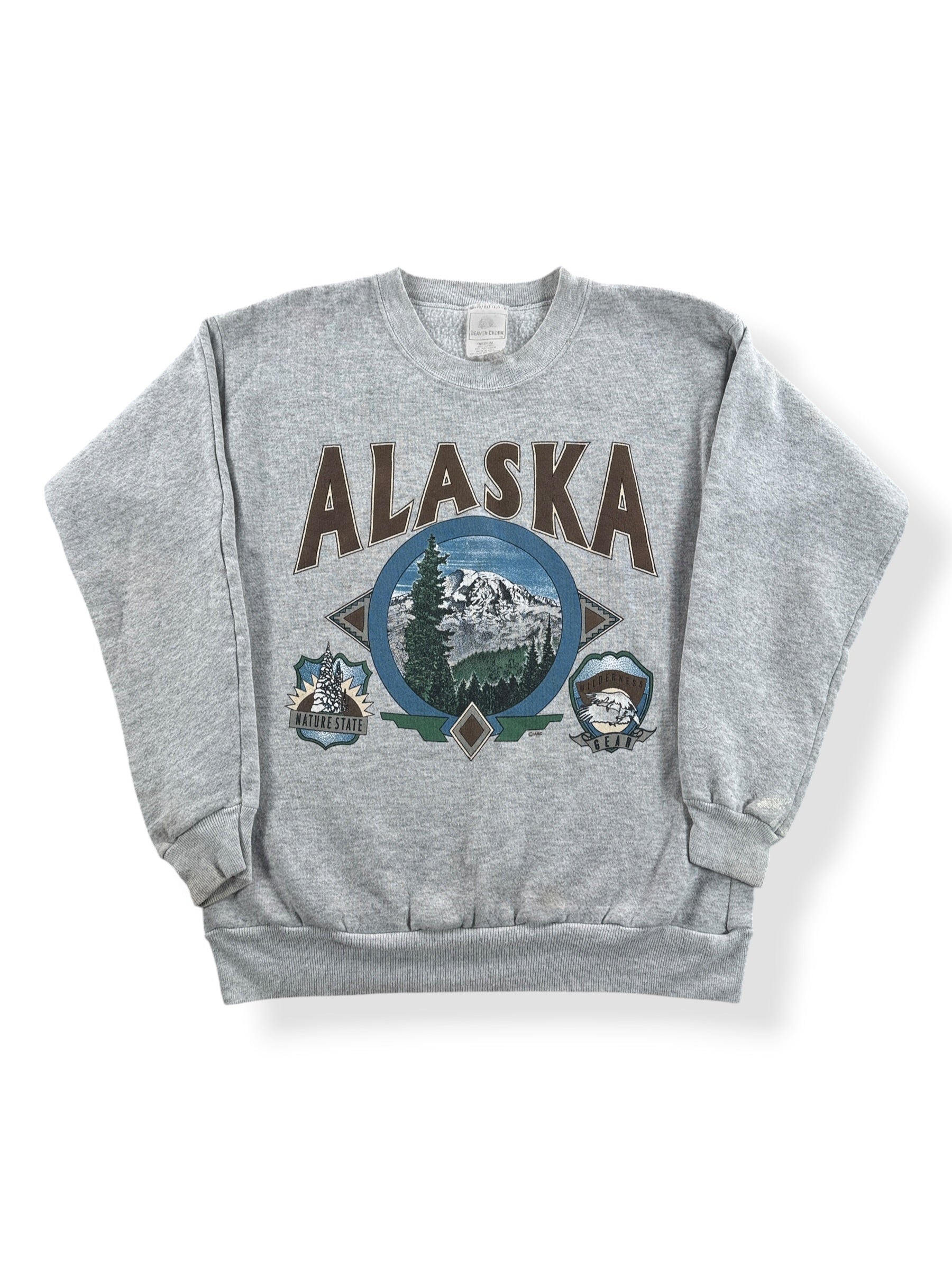 Front of Vintage Alaska Crewneck SZ M (Fits S)