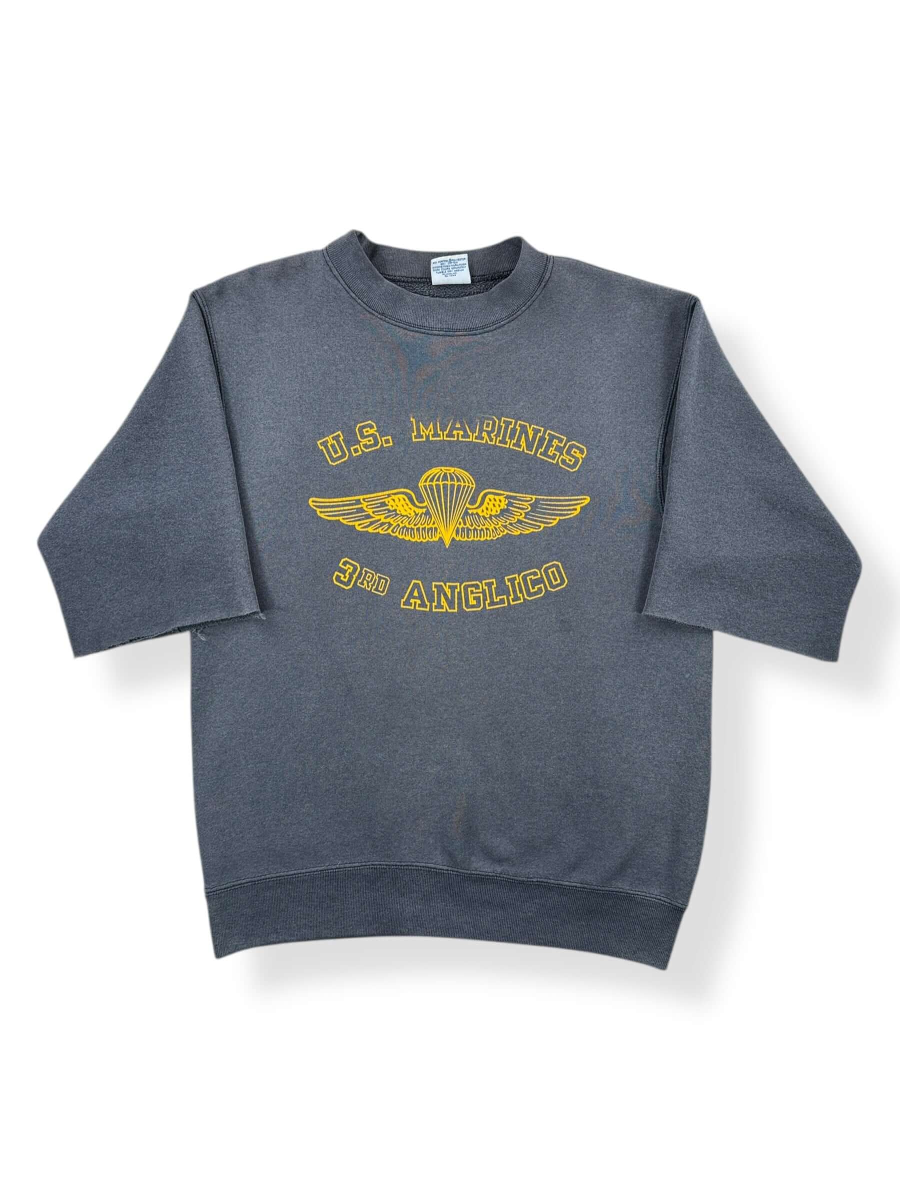 Front of Vintage Marines Chopper Crewneck SZ L (Fits M)