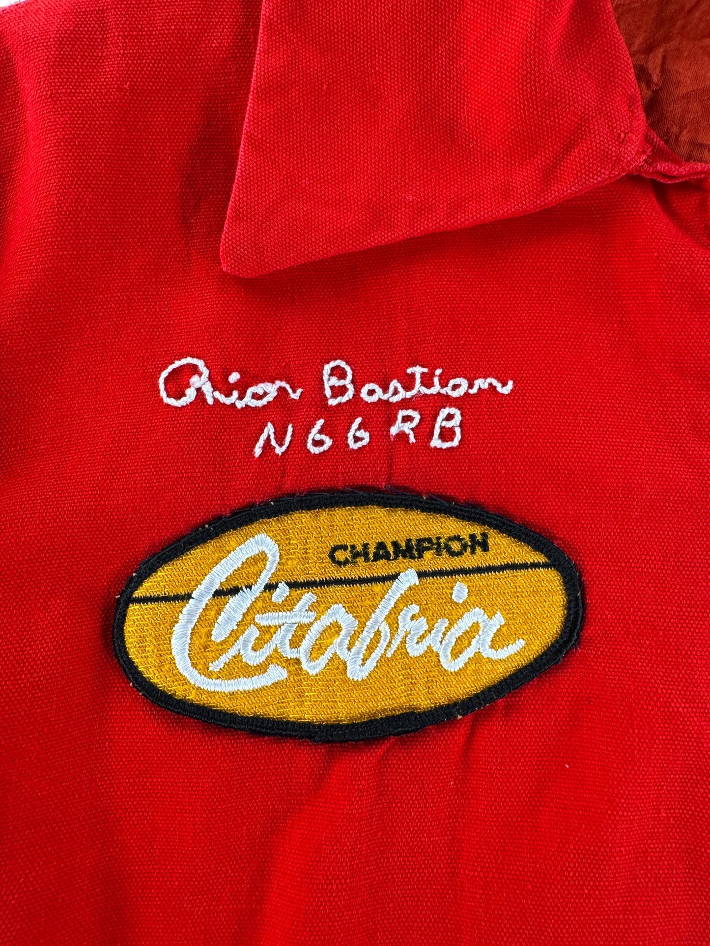 Patch on Vintage International Aerobatic Club Patched Jacket SZ S/M