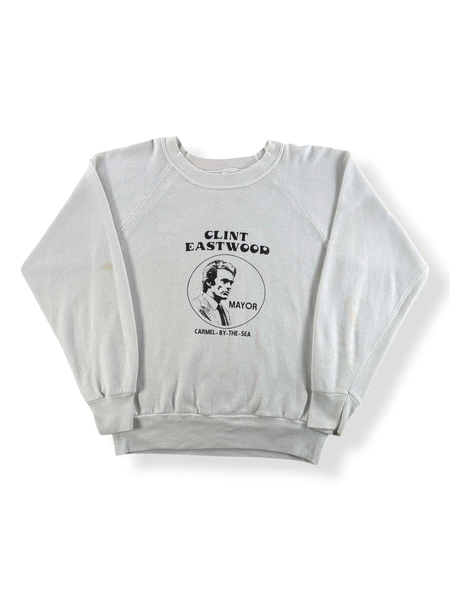 Front of Vintage Clint Eastwood Mayor Carmel-By-The-Sea Crewneck SZ L