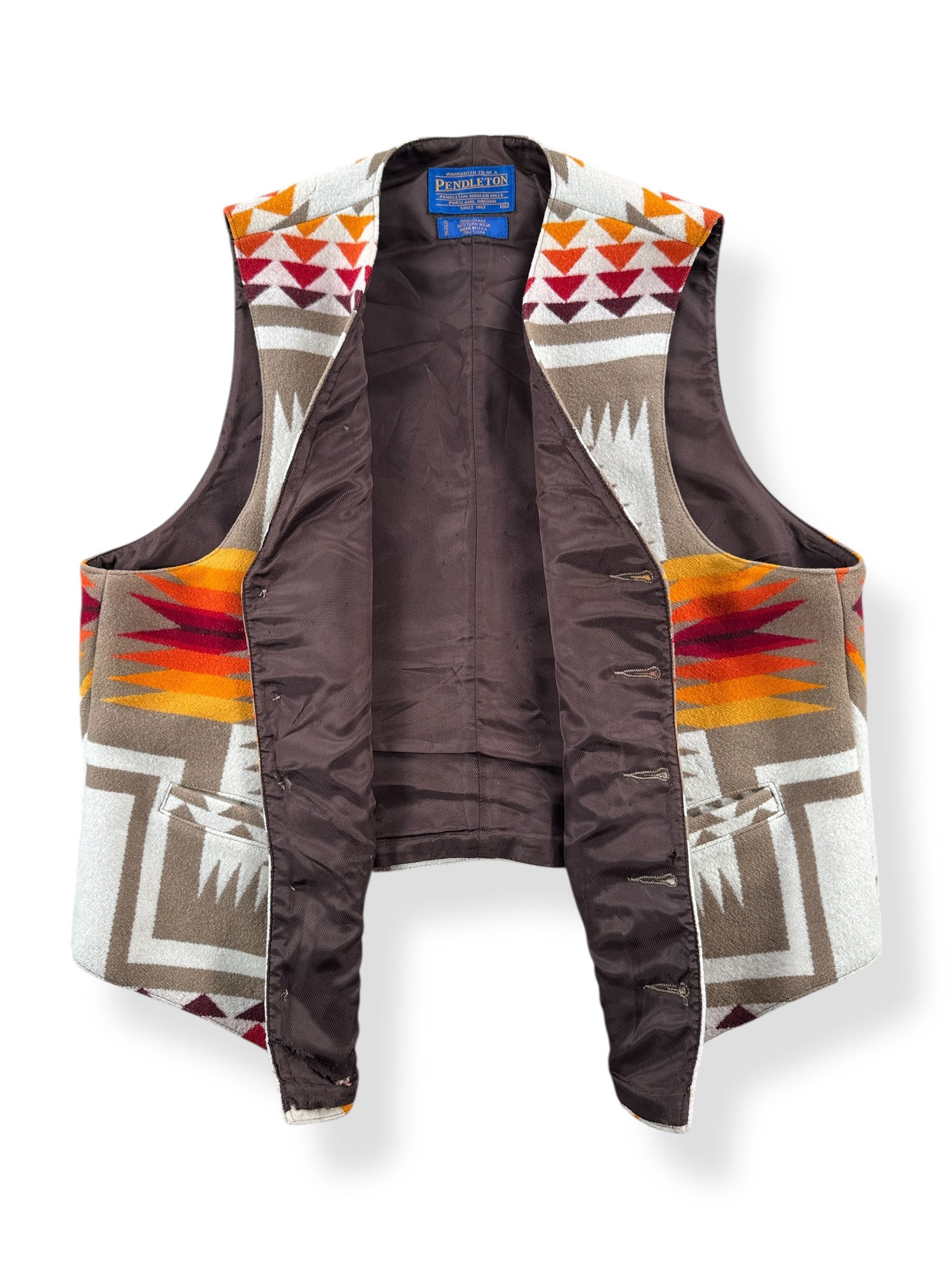 Vintage Pendleton High Grade Western Wear Vest AS IS SZ XL – The