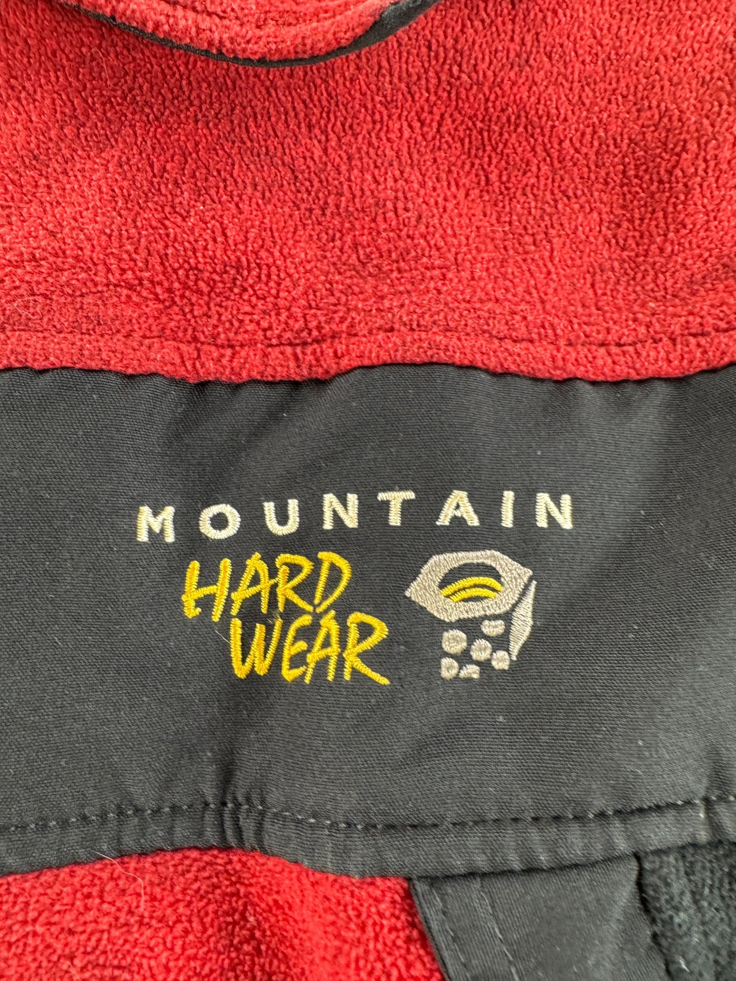 Front Design on Vintage Mountain Hardware Tech Fleece Jacket SZ L