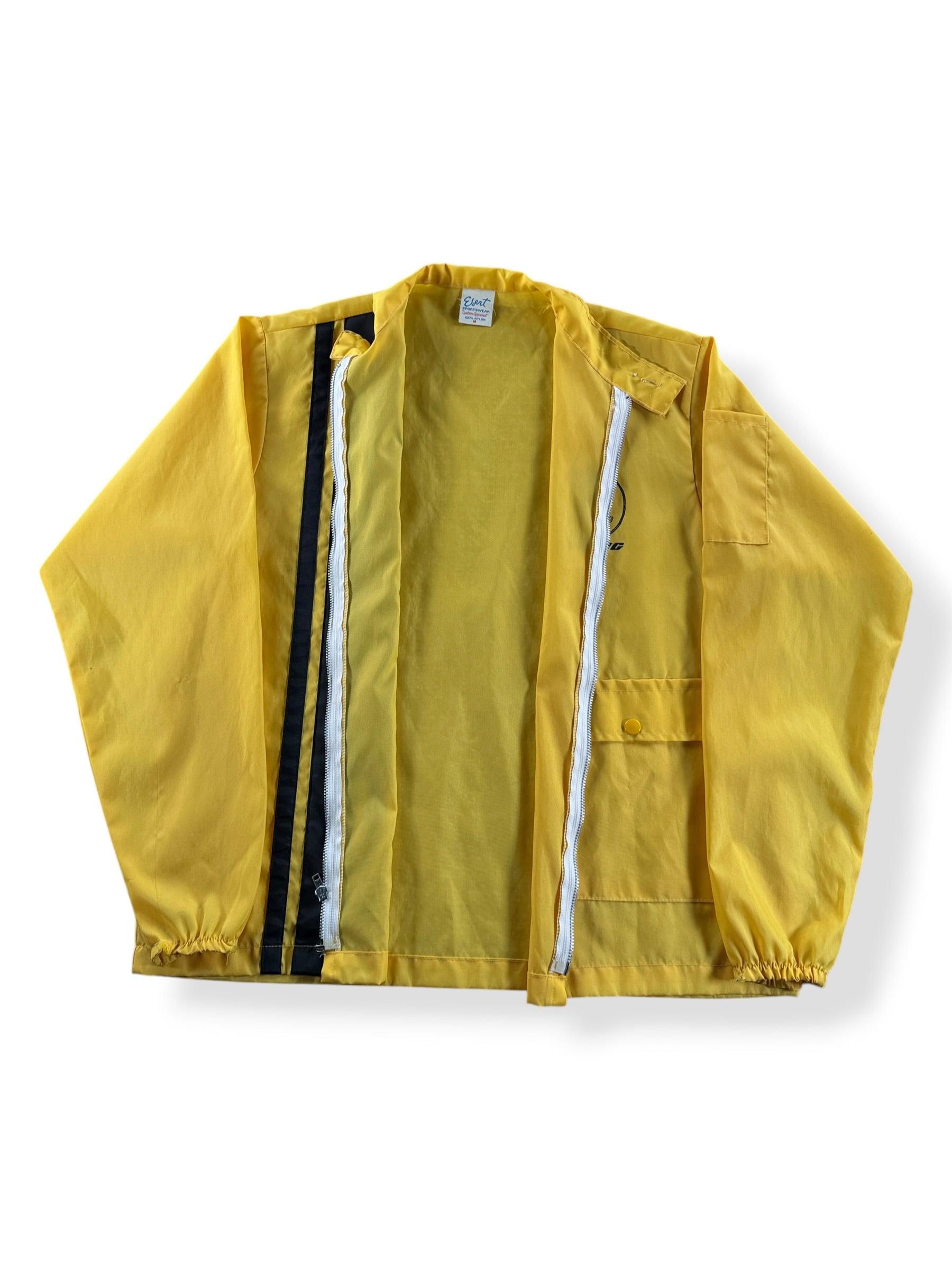 Inside of Vintage Boeing 737 Cowboy Windbreaker SZ M