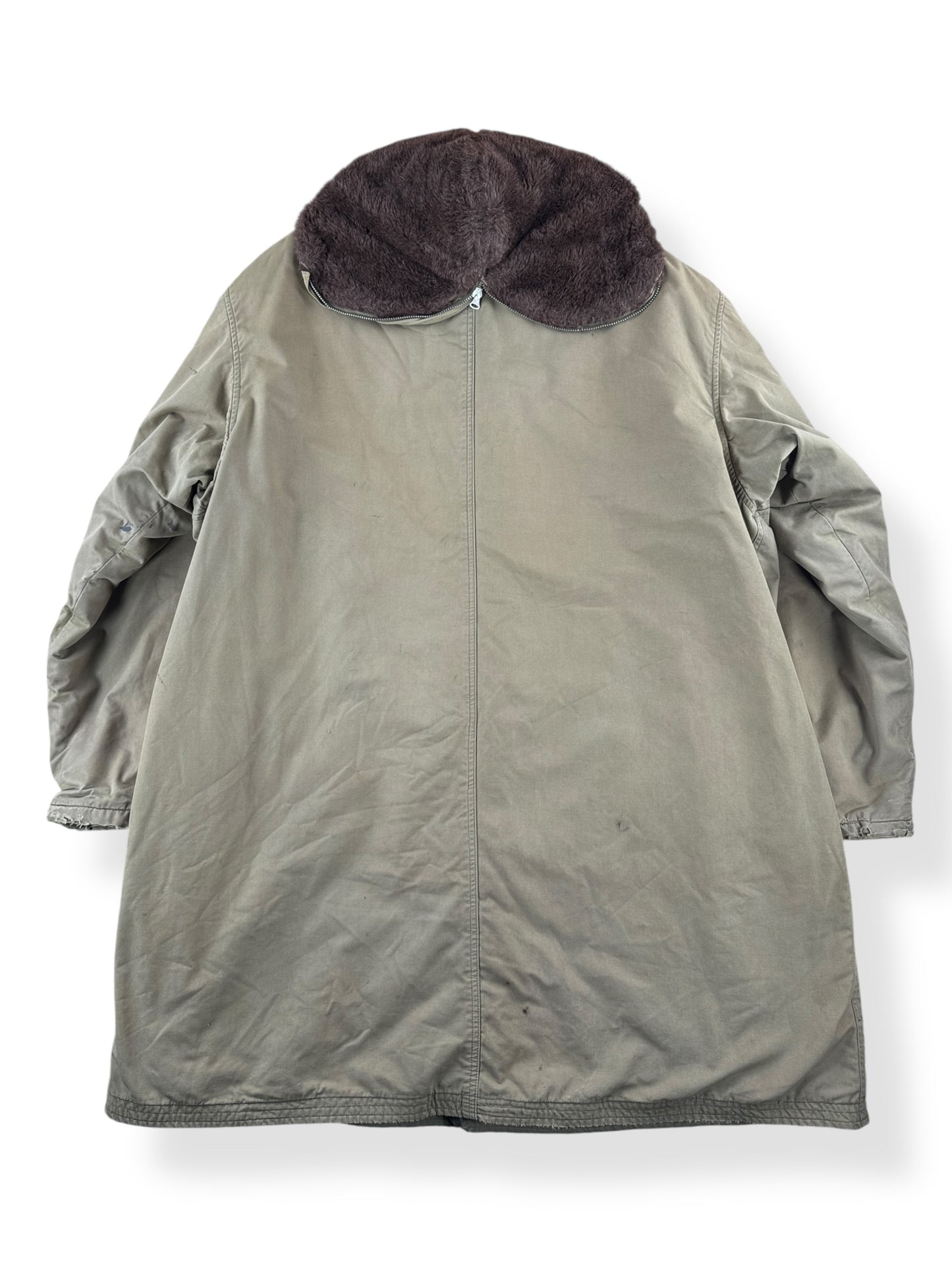 Back of Vintage WW2 Military Parka SZ XXL AS IS