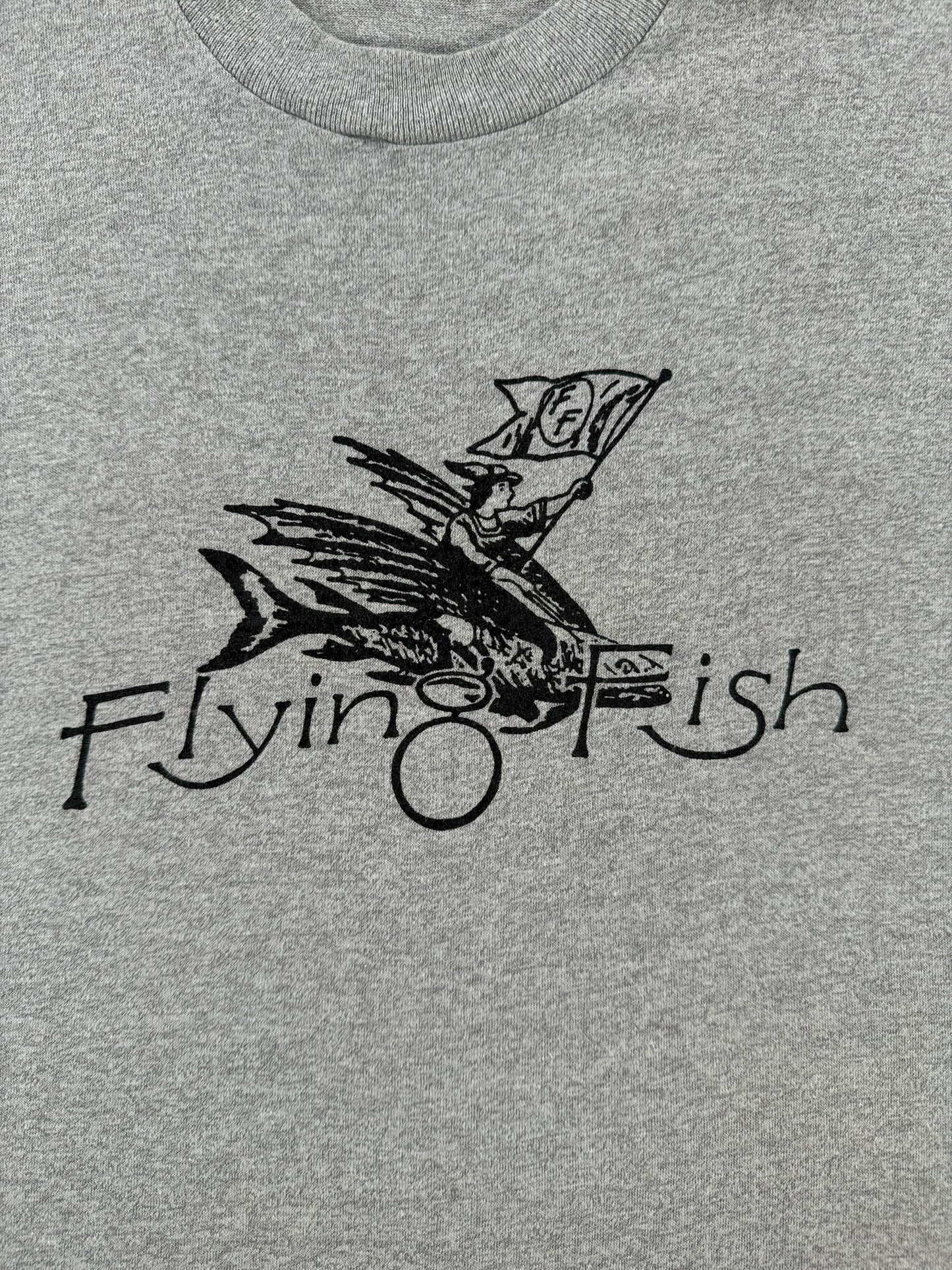Front Graphic of Vintage Flying Fish Records Tee SZ L