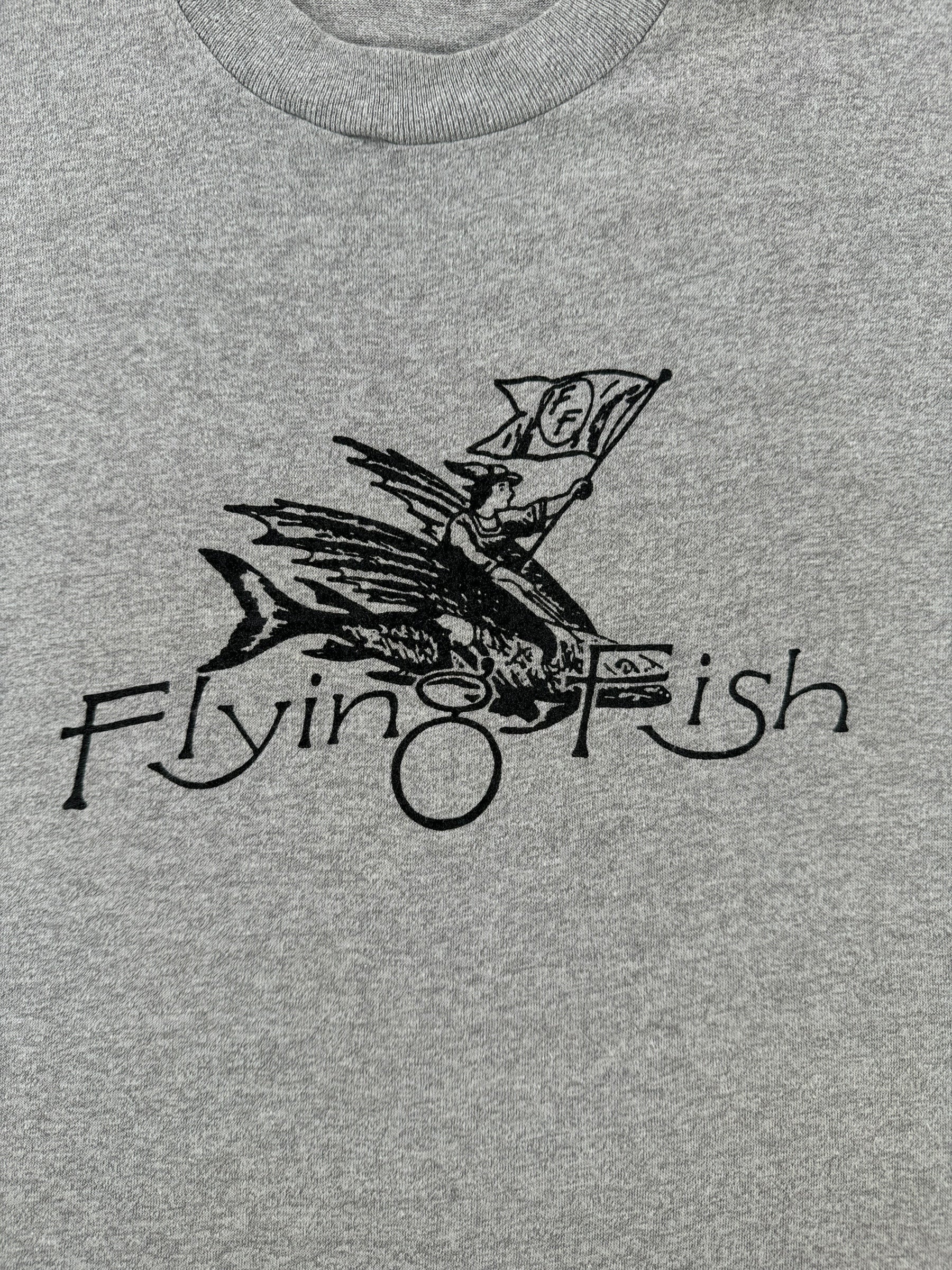 Front Graphic of Vintage Flying Fish Records Tee SZ L