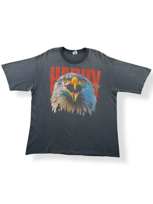 Front of Vintage 80s Era Grand Junction Harley-Davidson Eagle Tee SZ XL