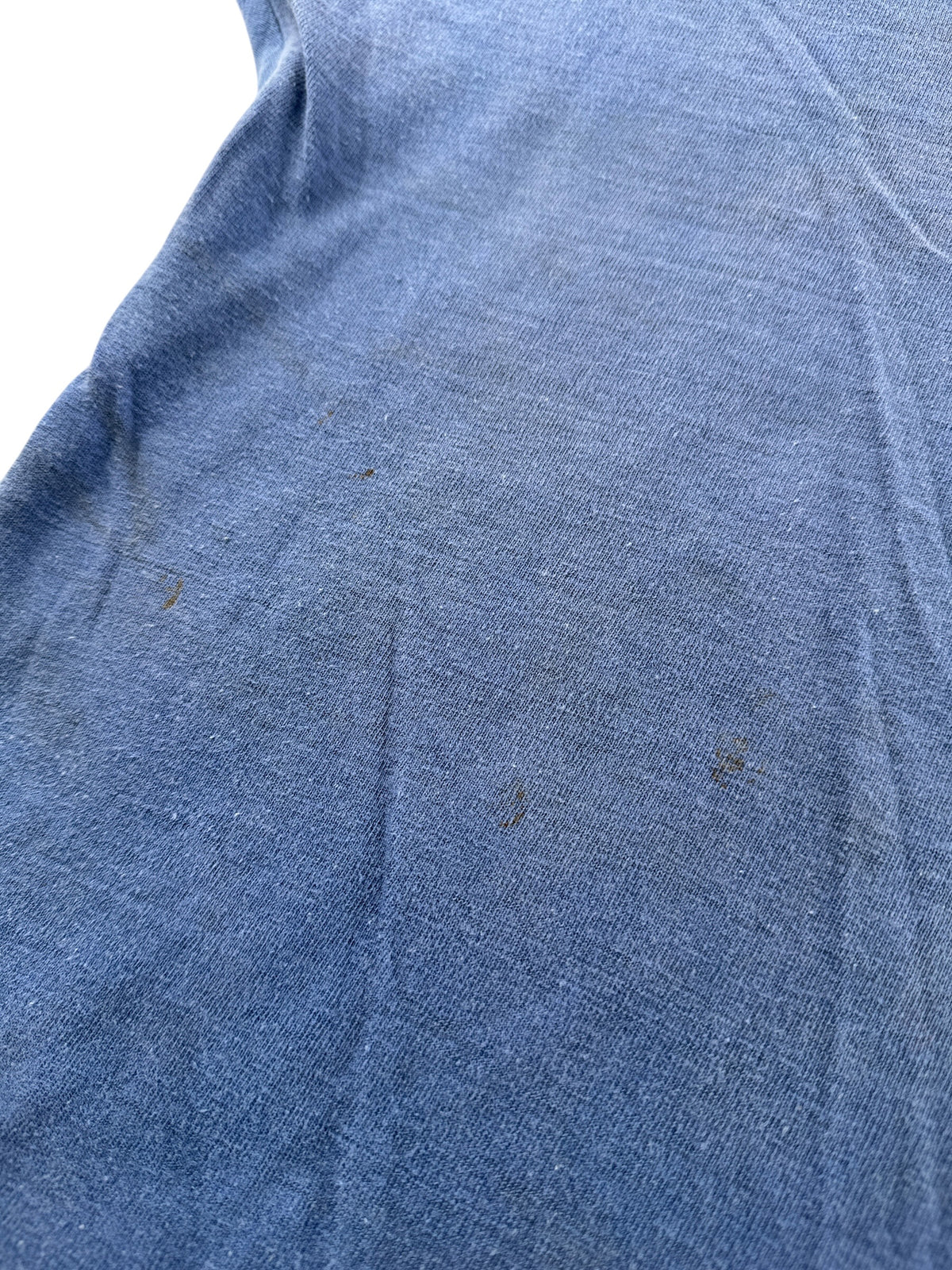 Minor staining on front of inside-outVintage Orange / Blue Reversible Tee SZ M