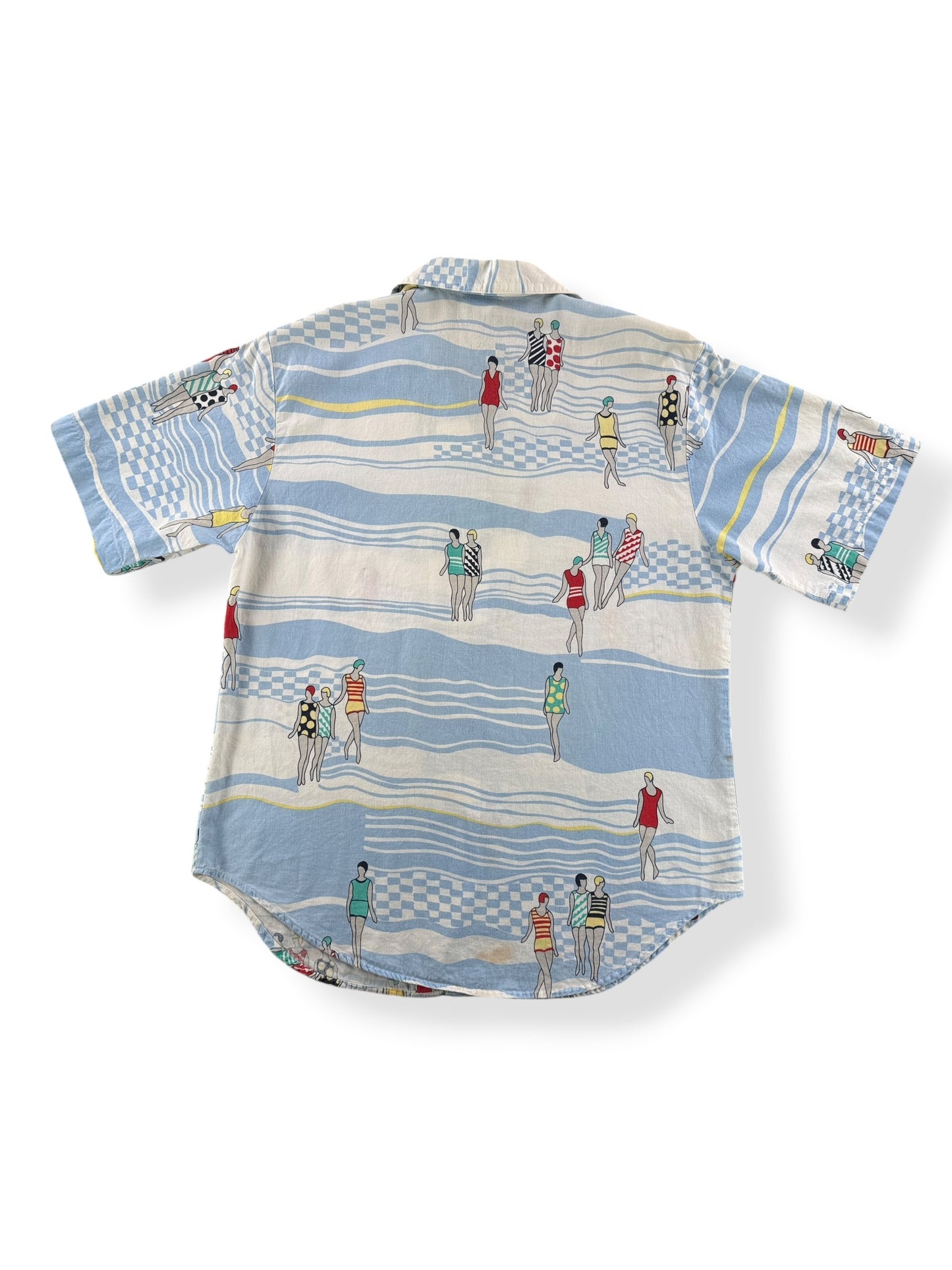 Back of Vintage Koret Swimming Gals Shirt SZ M