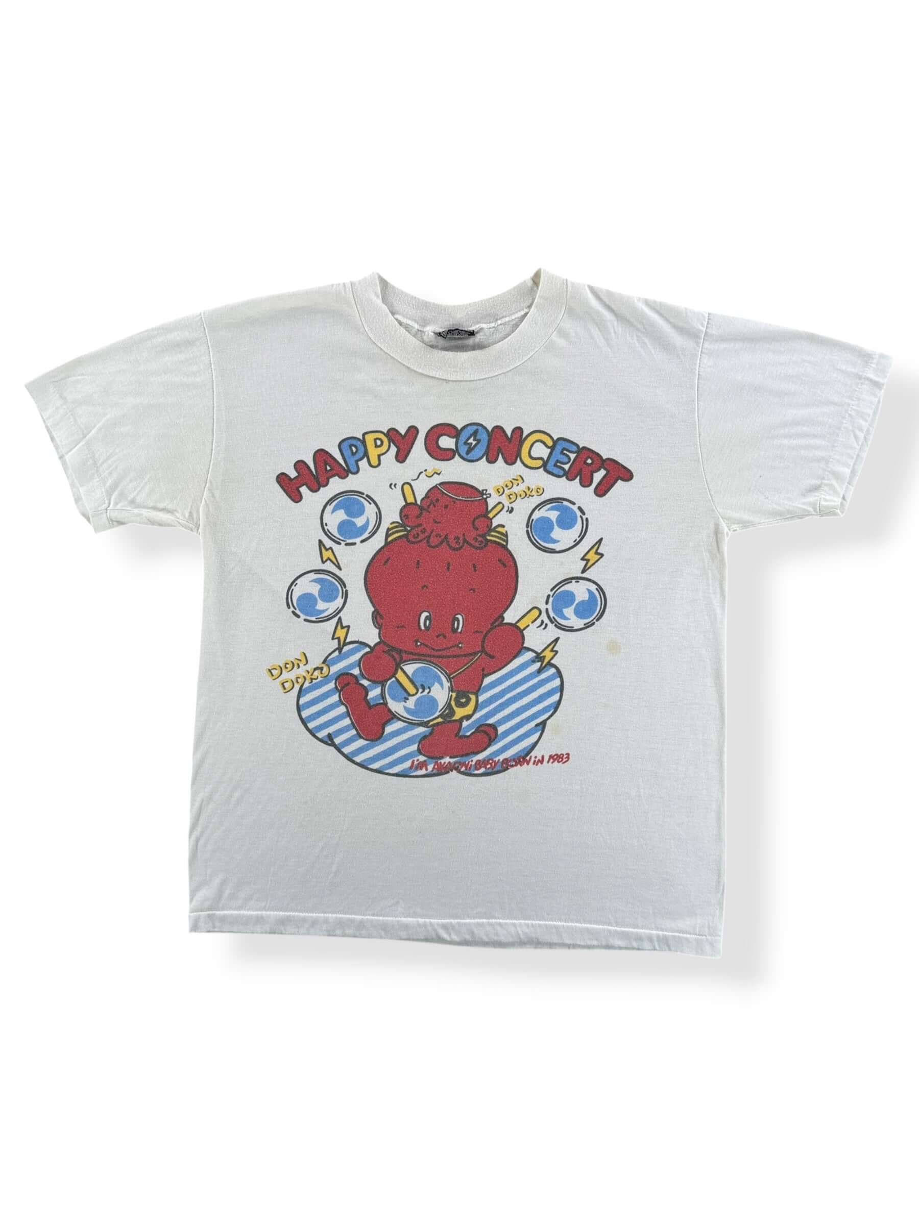 Front of Vintage Don Doko Happy Concert Tee SZ M
