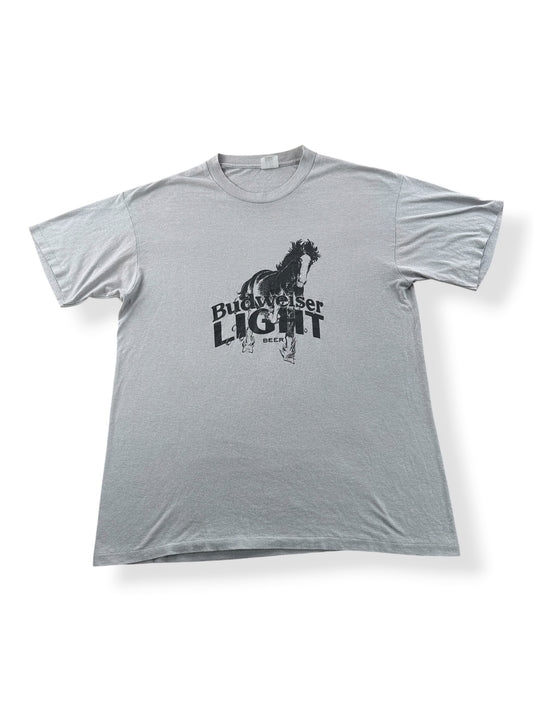 Front of Vintage Bud Light Clydesdale Tee SZ XL (Fits L)