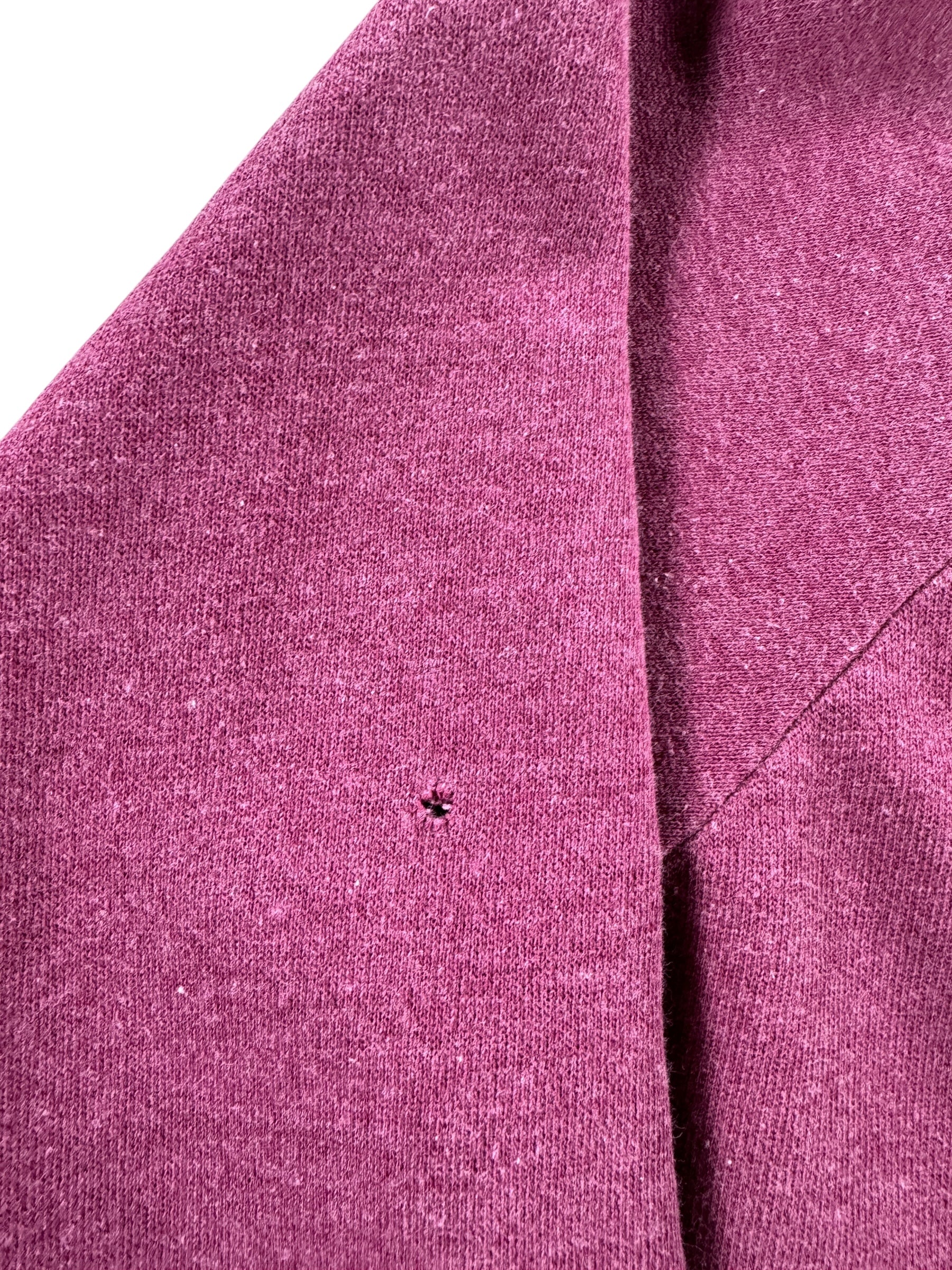 Small Hole on Sleeve of Vintage Nookchamps Scarlet Runners Hoodie SZ S