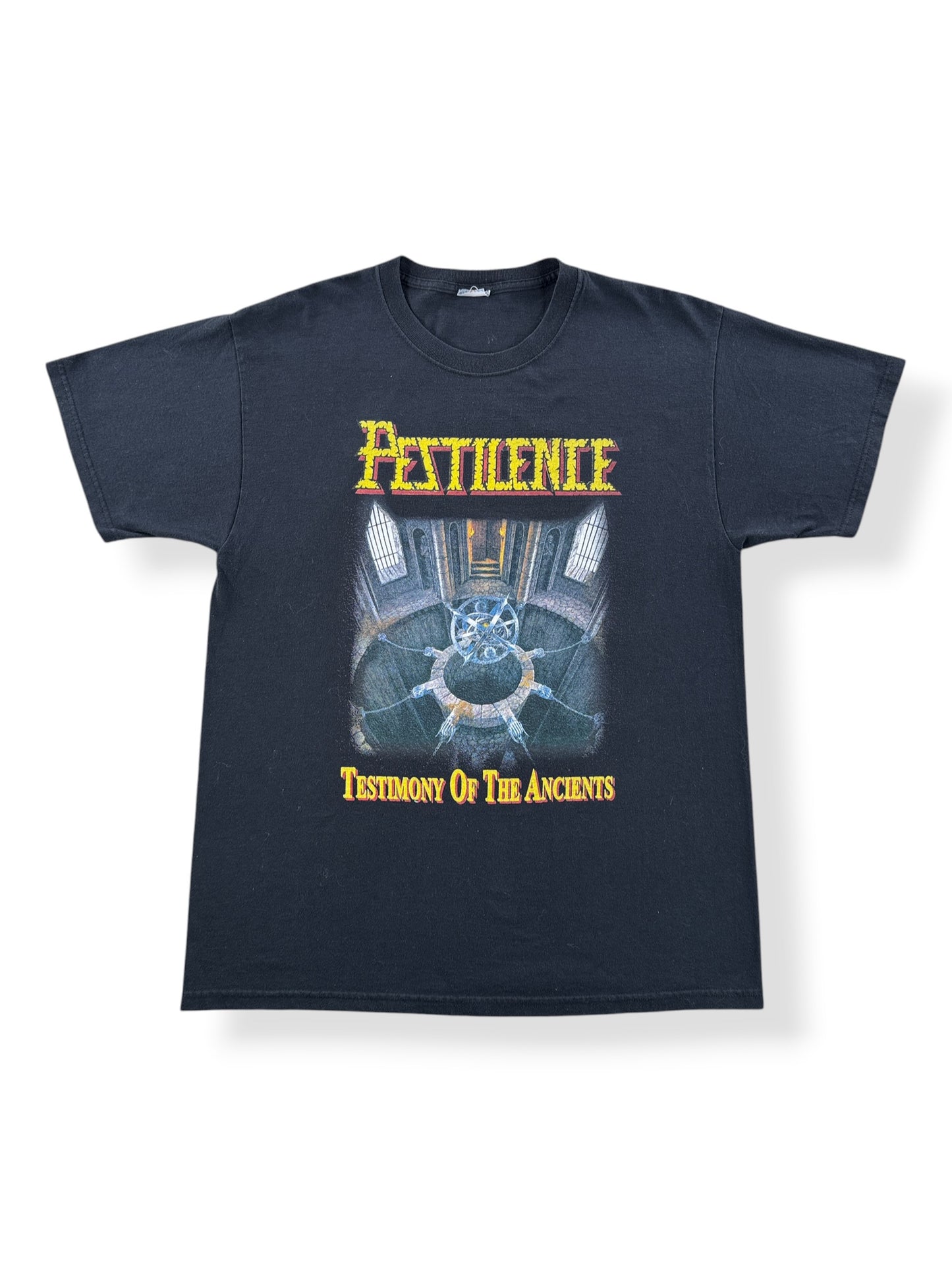Front of Vintage Pestilence '91-'92 Tour Tee SZ L
