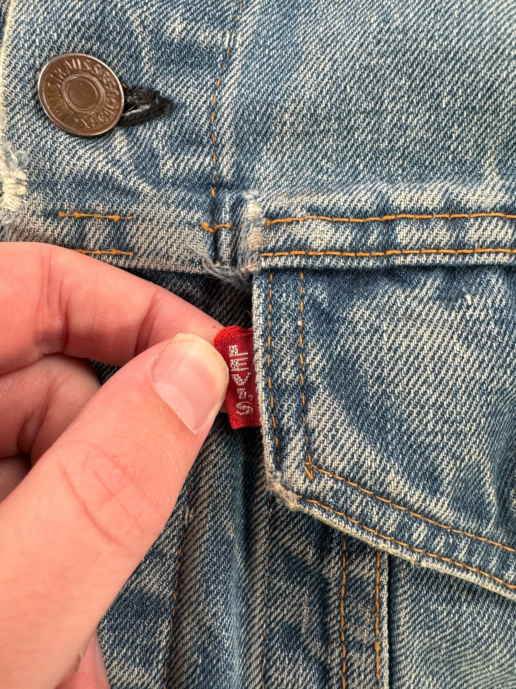 ビンテージ⭐︎Levi's ⭐︎BIGＥ Vintage Light Wash Levis Big E Type 3 Jacket SZ S – The Barn Owl