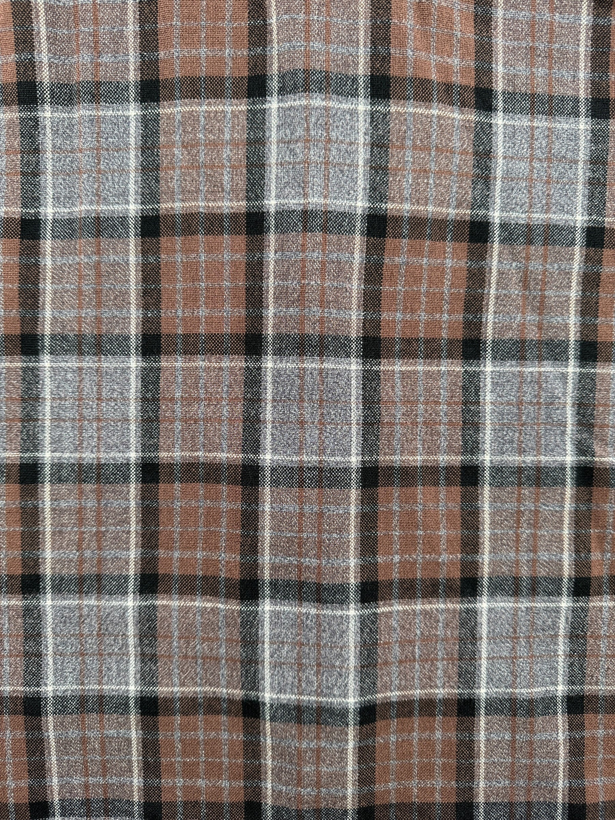 Pattern on Vintage Unbranded Loop Collar Shirt SZ XL