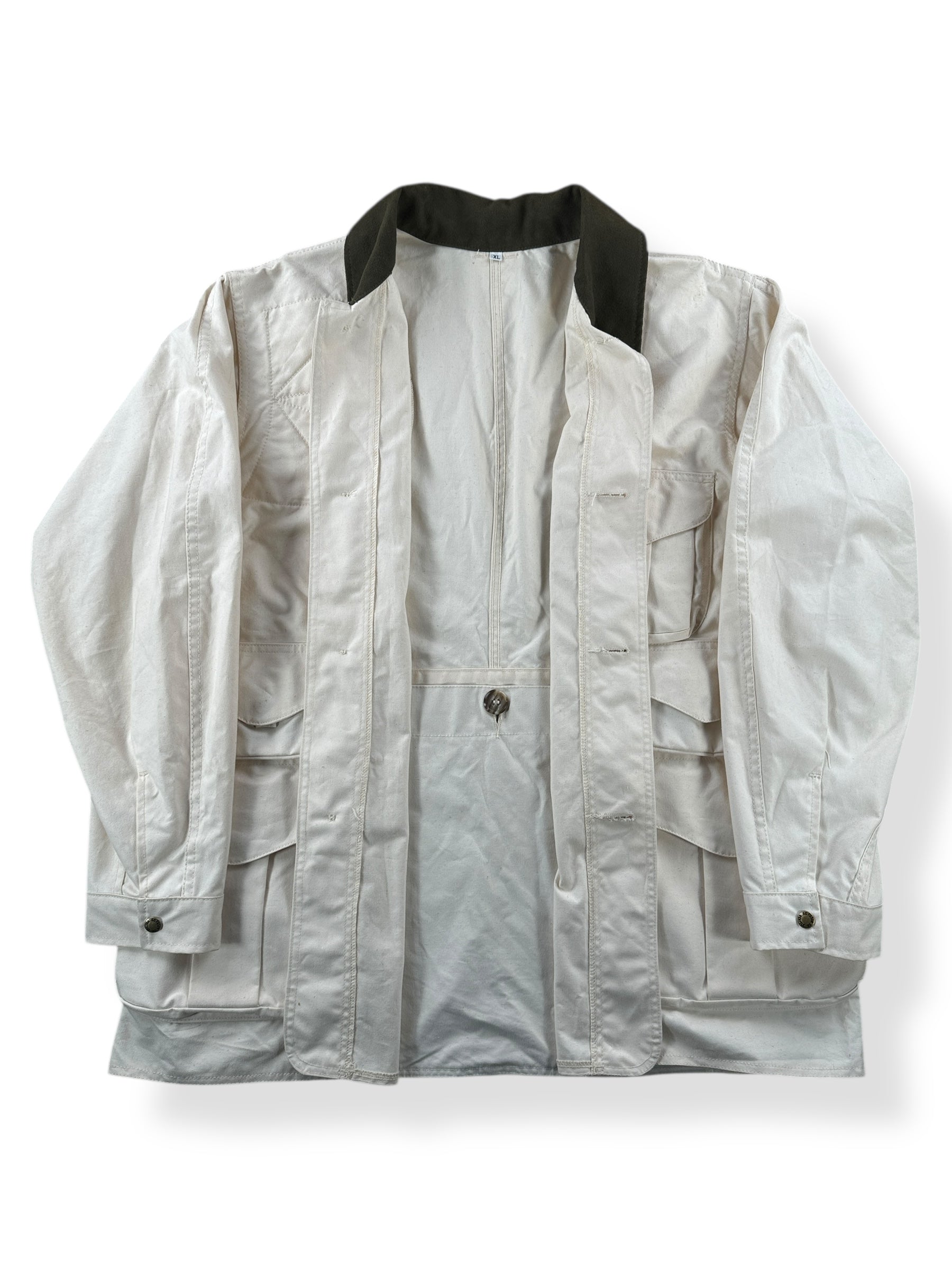 Inside of Vintage Filson Upland Bird Hunting Jacket SZ XL