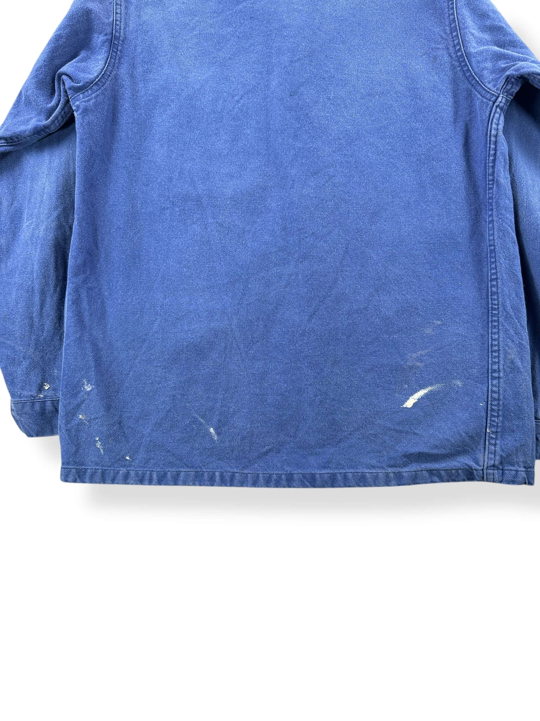 Stain on Vintage Painters French Chore Coat SZ M