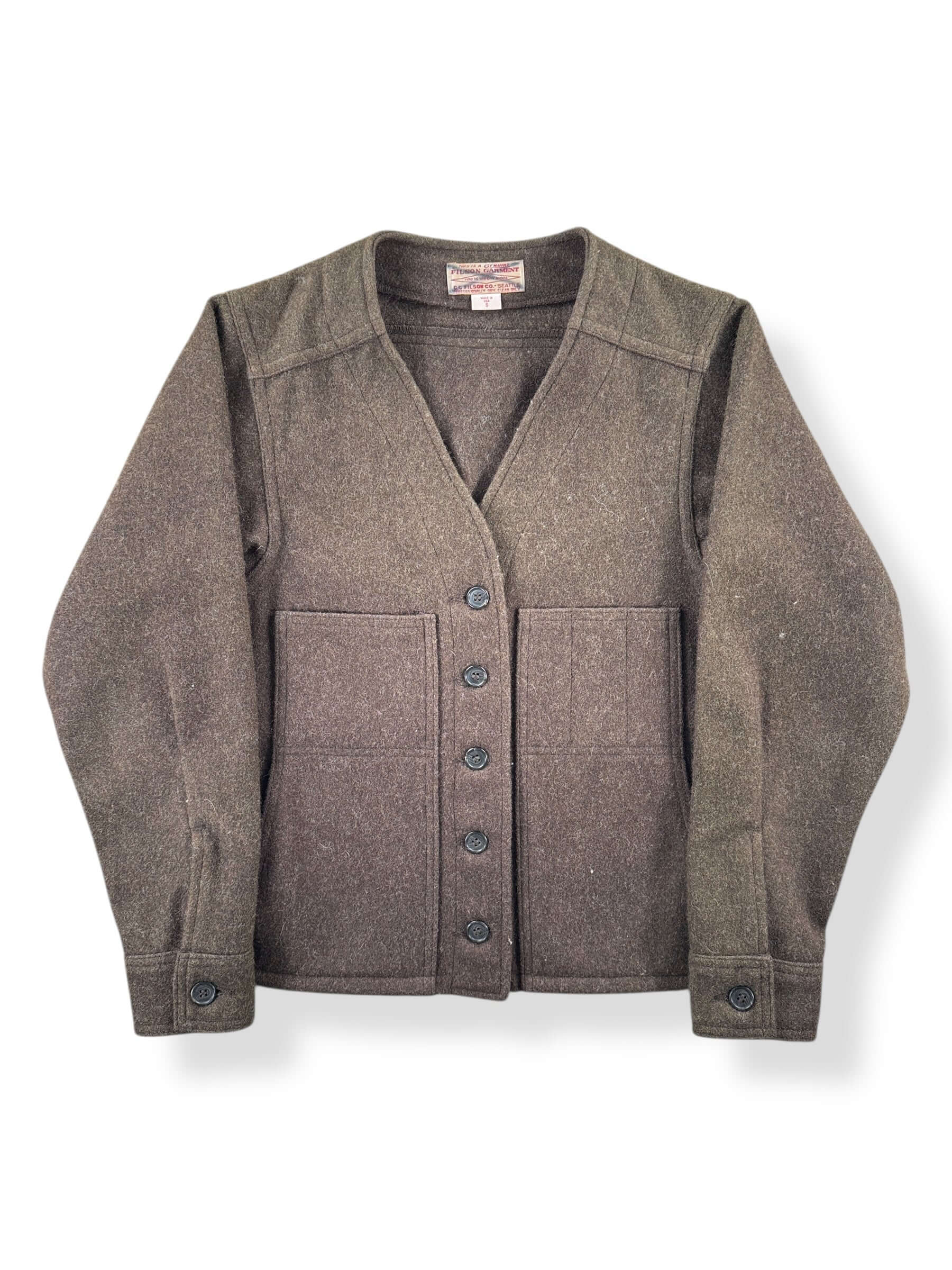 Front of Filson Wool Liner SZ S