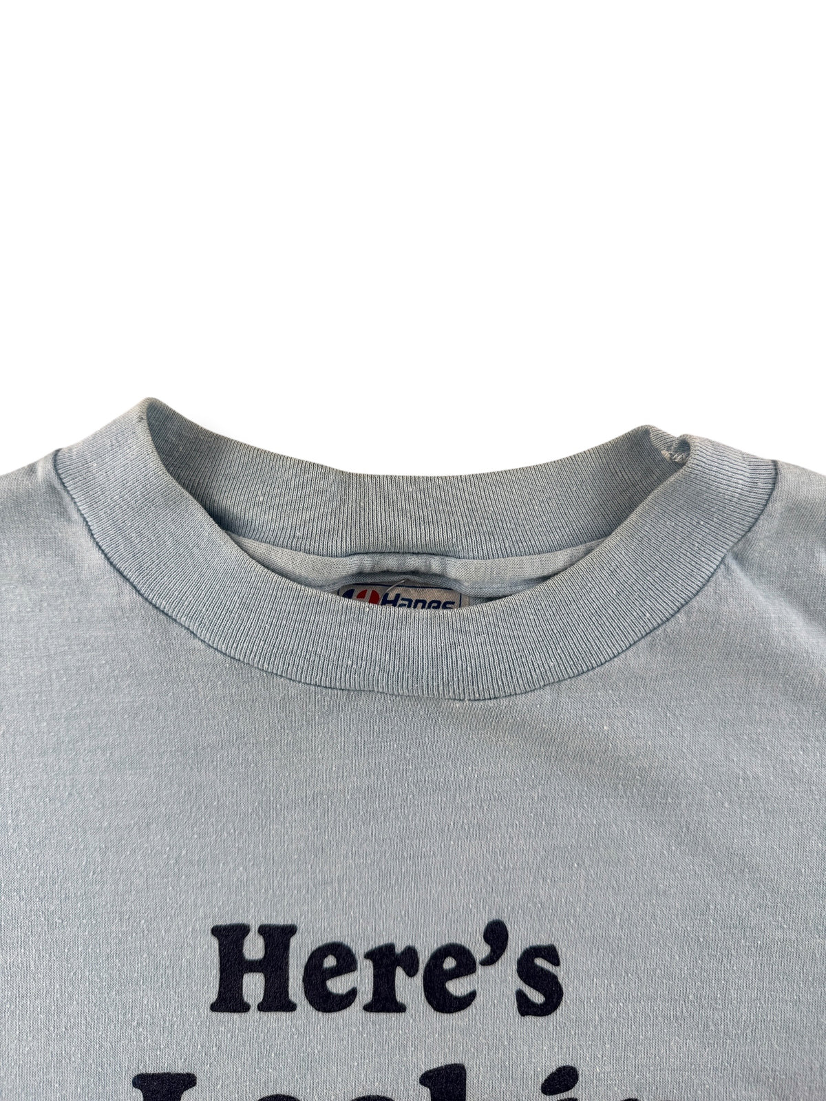 Collar on Vintage Heres Looking At You Chef Tee SZ M (Fits S)