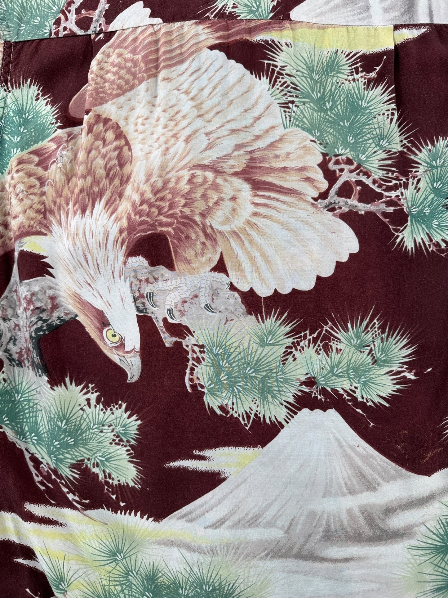 Graphic of Vintage Penney's Fiji Rayon Aloha Top SZ 14