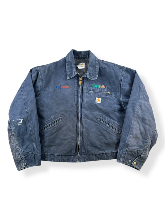 Front of Vintage ProBuild Carhartt Detroit Jacket SZ 48
