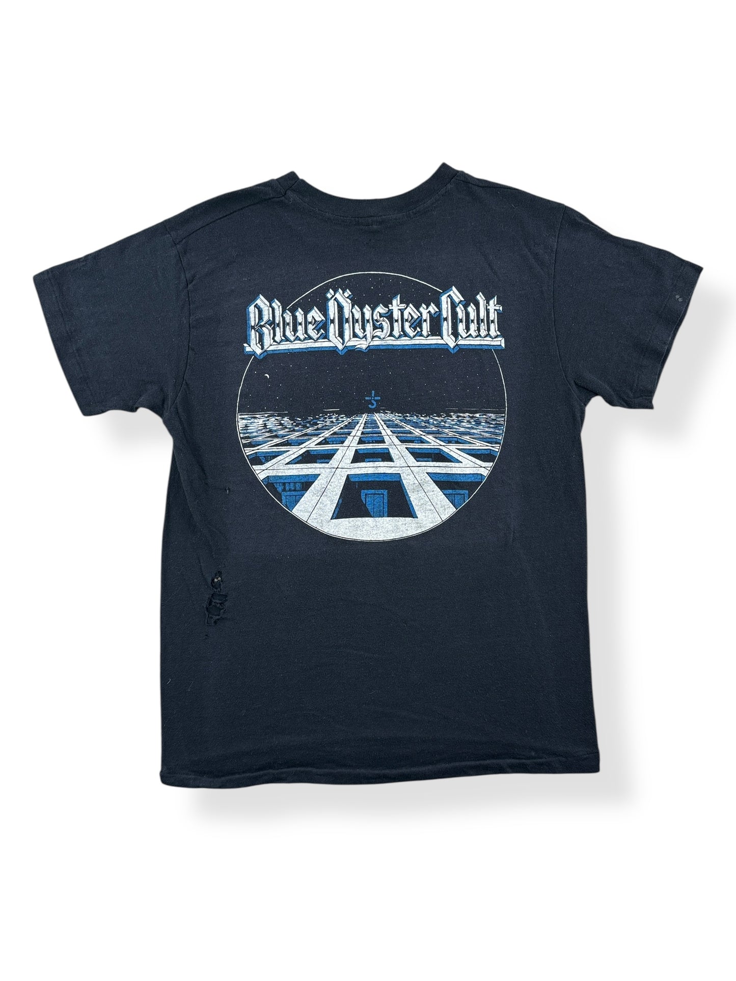 Back of Vintage Blue Oyster Cult 2-Sided Tee SZ S