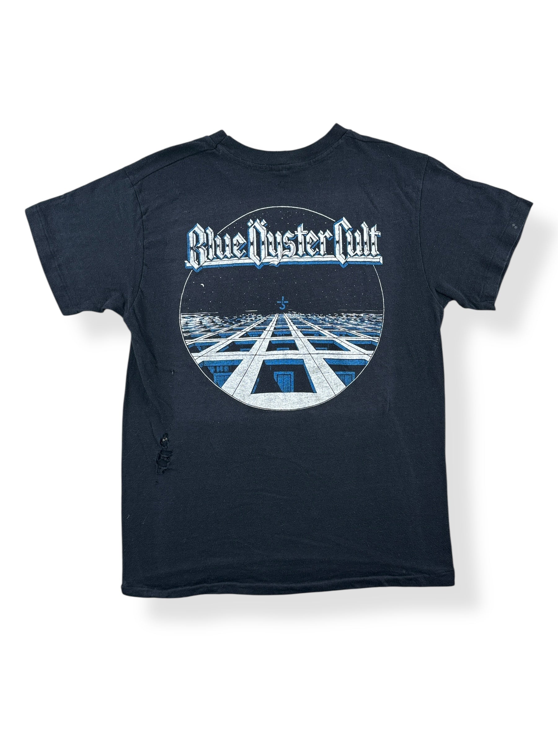 Back of Vintage Blue Oyster Cult 2-Sided Tee SZ S