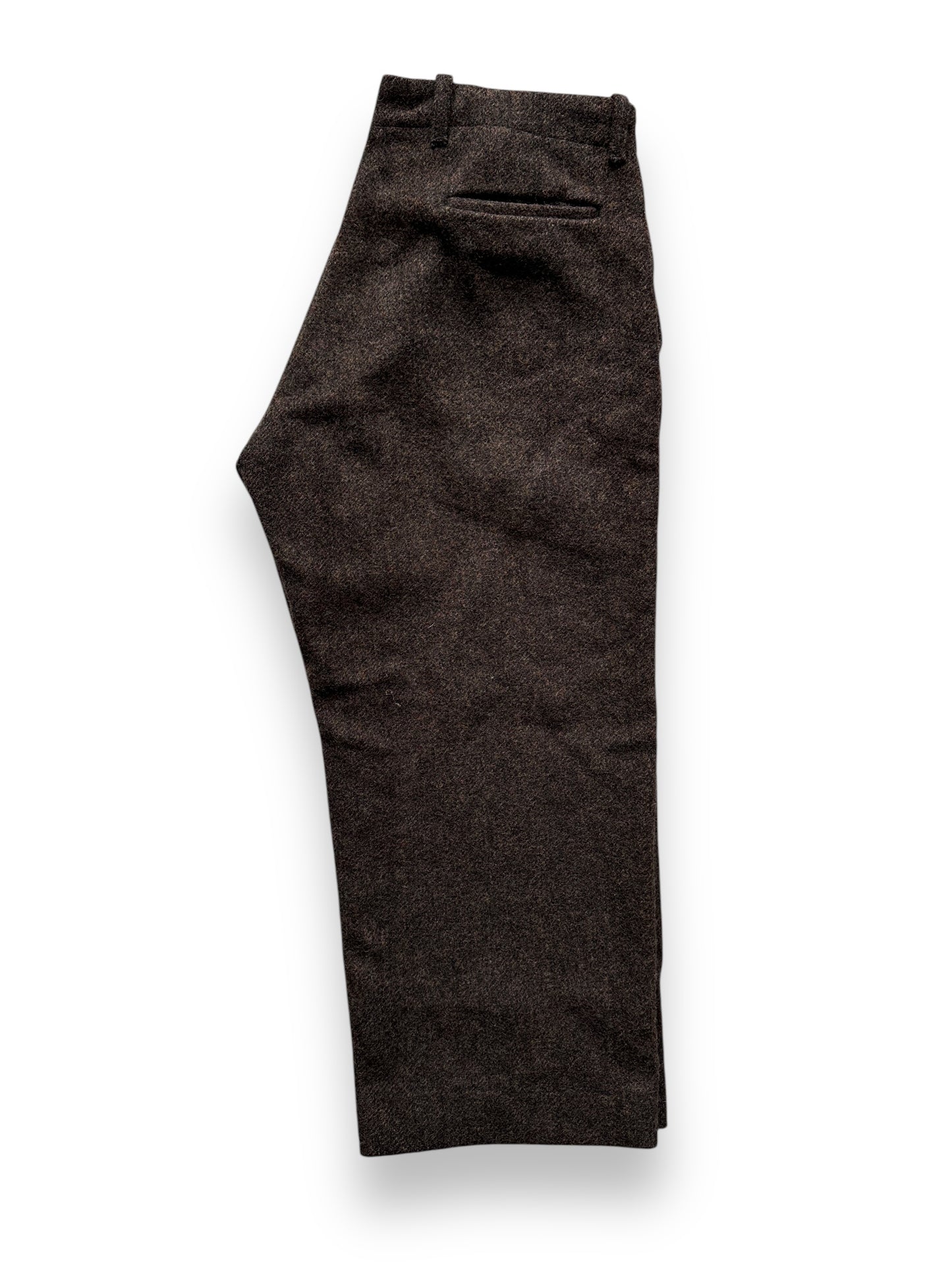 unfolded Vintage Thermo King Wool Blend Trousers W36